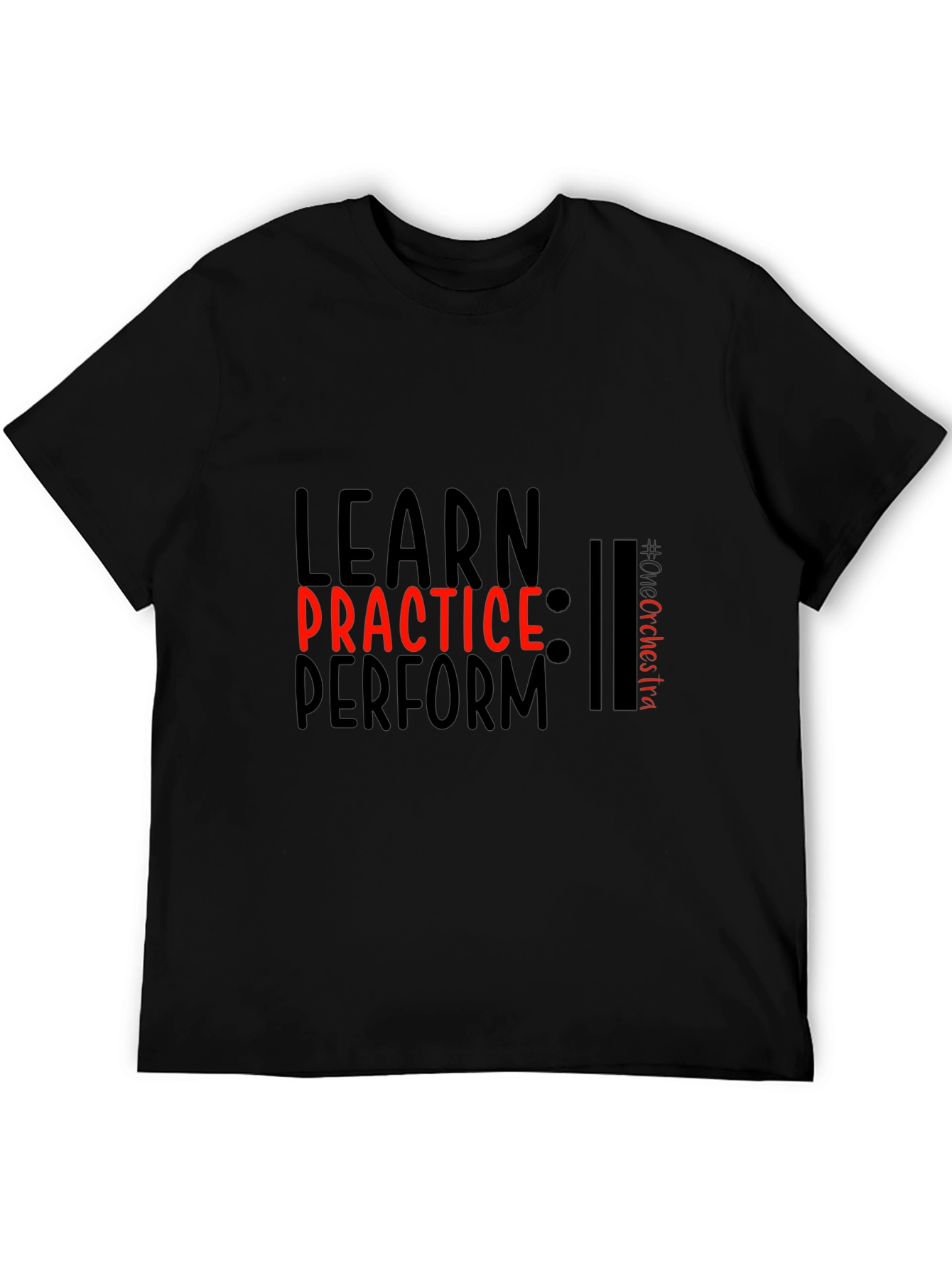 Learn Practice Perform Black Tee