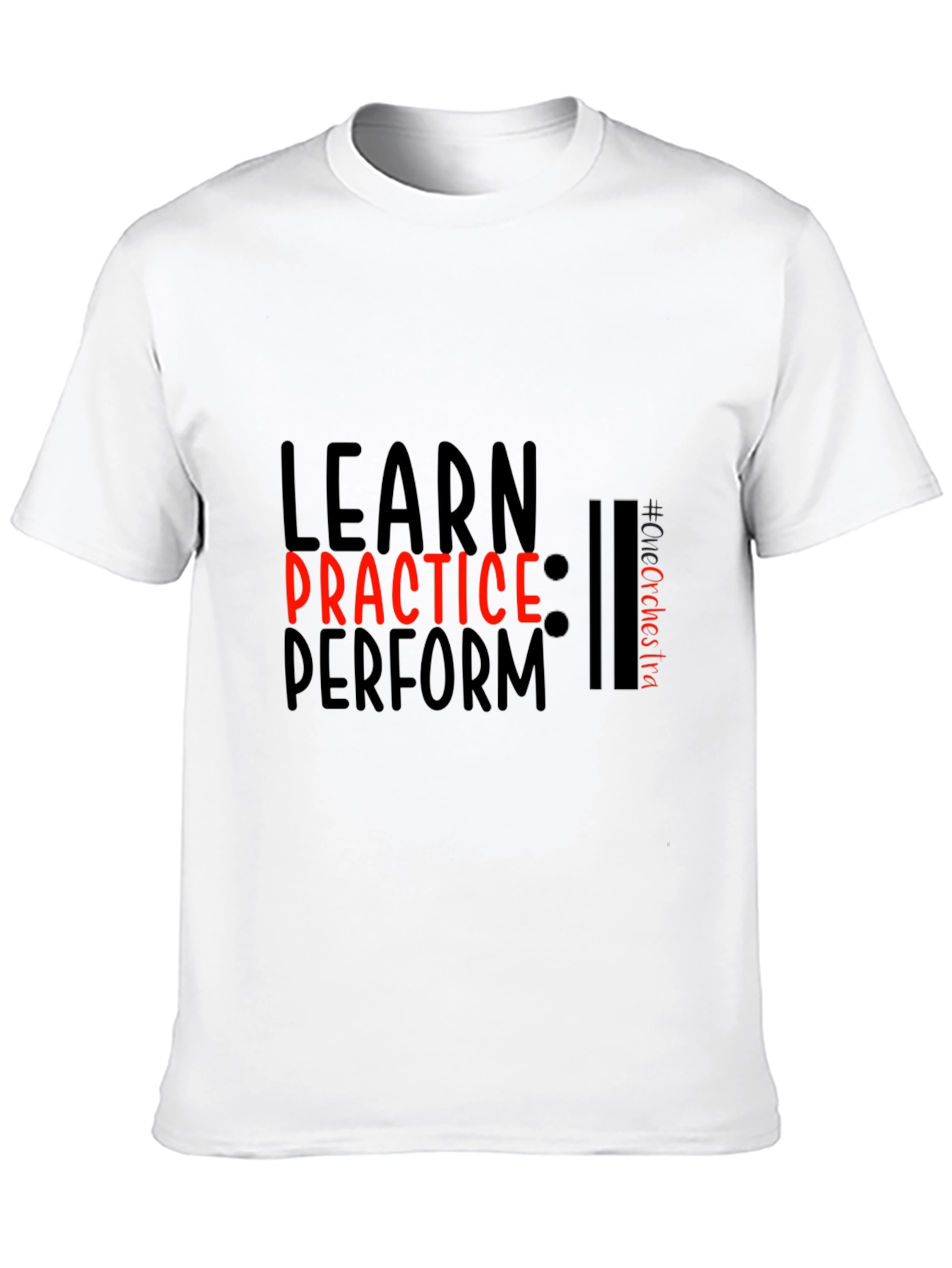 Learn Practice Perform Black Tee