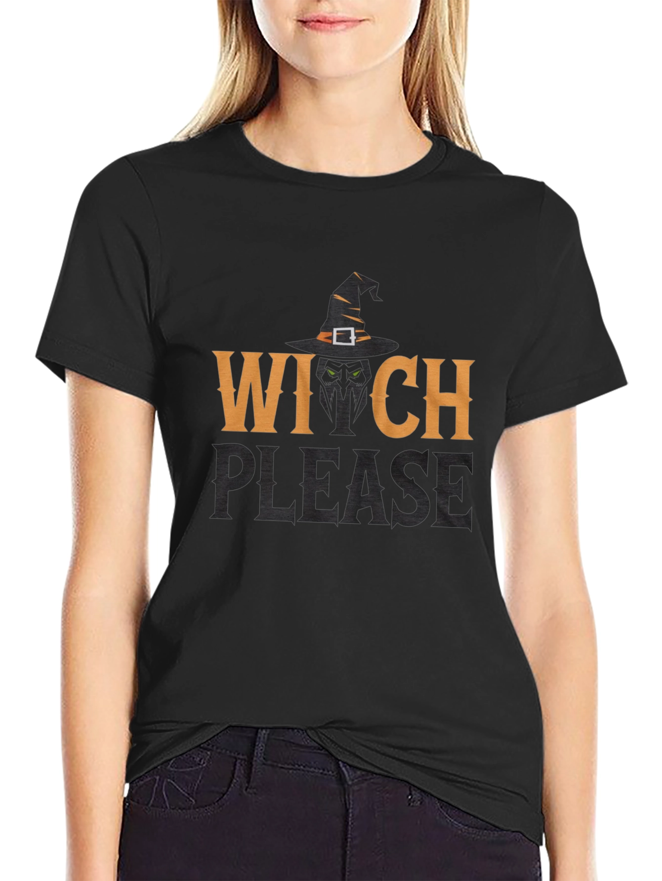 Witch Please Graphic T-Shirt - Halloween Apparel
