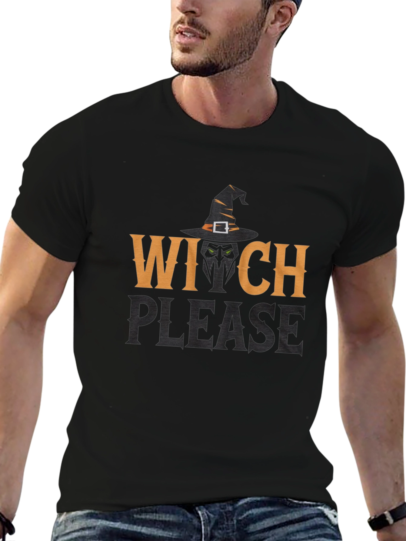 Witch Please Graphic T-Shirt - Halloween Apparel
