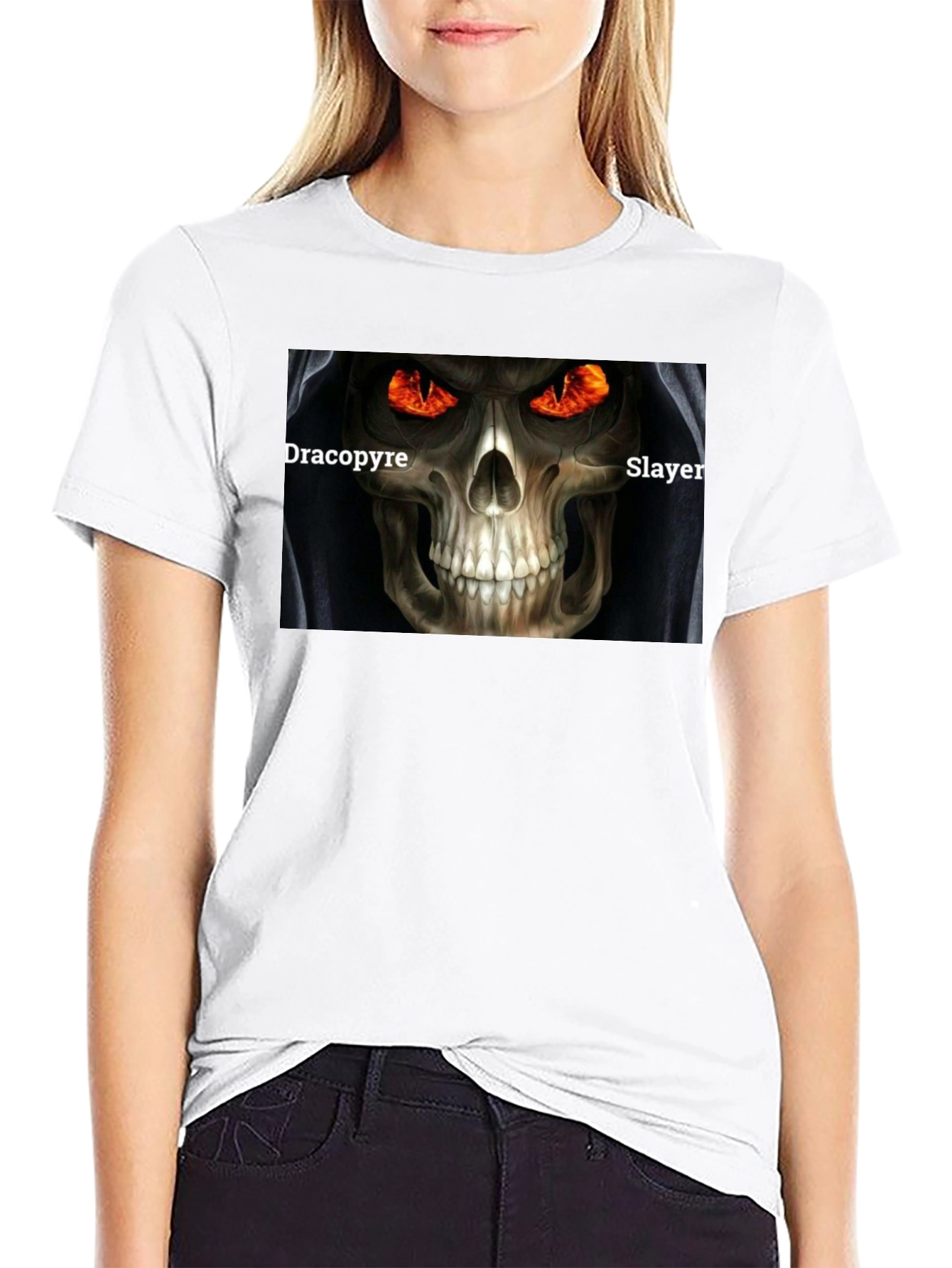 Dracopyre Slayer Skull T-Shirt