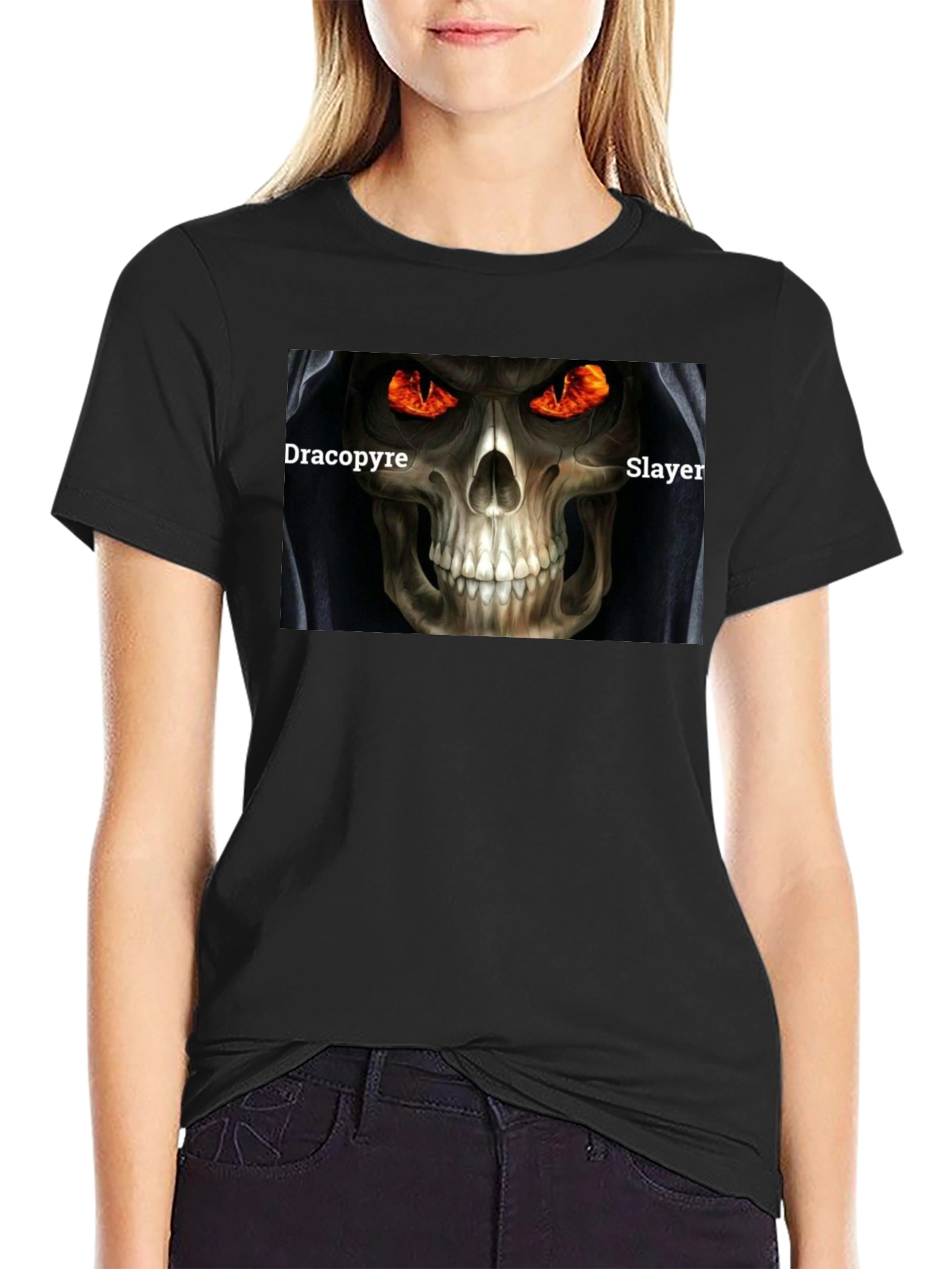 Dracopyre Slayer Skull T-Shirt