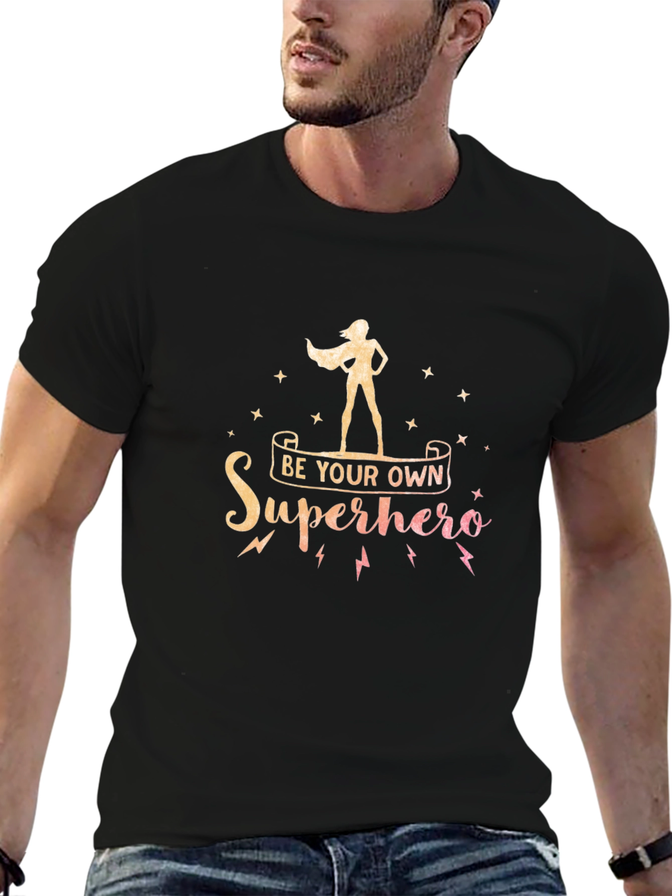 Be Your Own Superhero Graphic T-Shirt