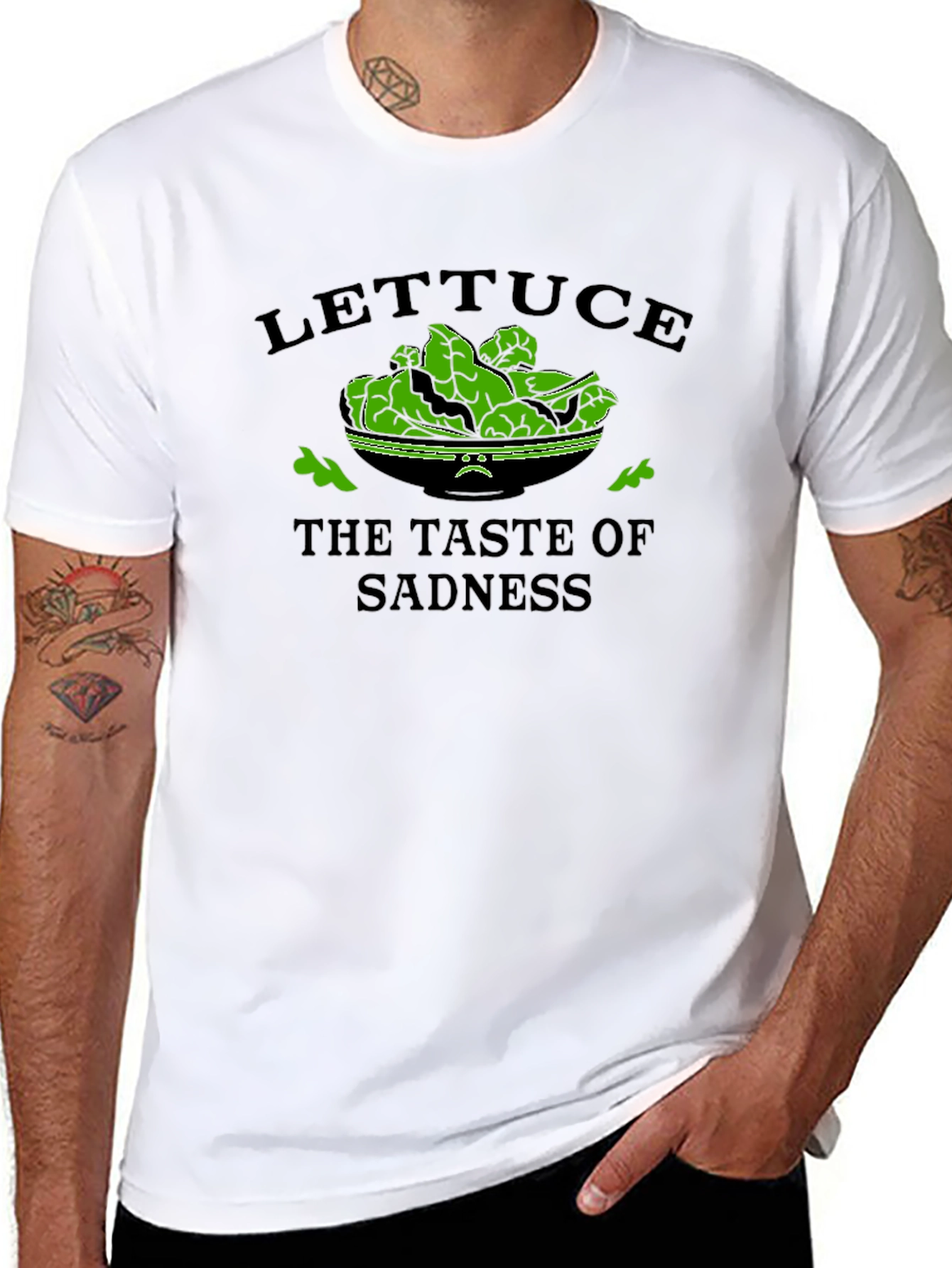 Lettuce Taste of Sadness Graphic T-Shirt