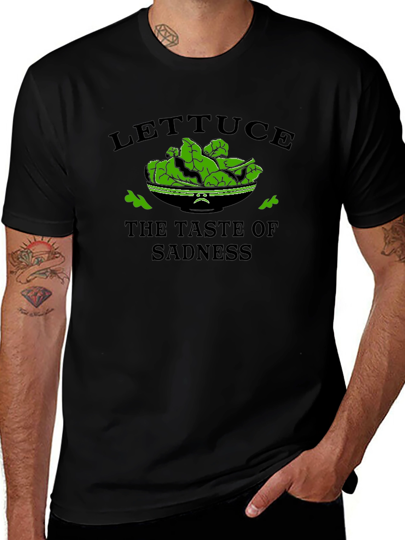 Lettuce Taste of Sadness Graphic T-Shirt