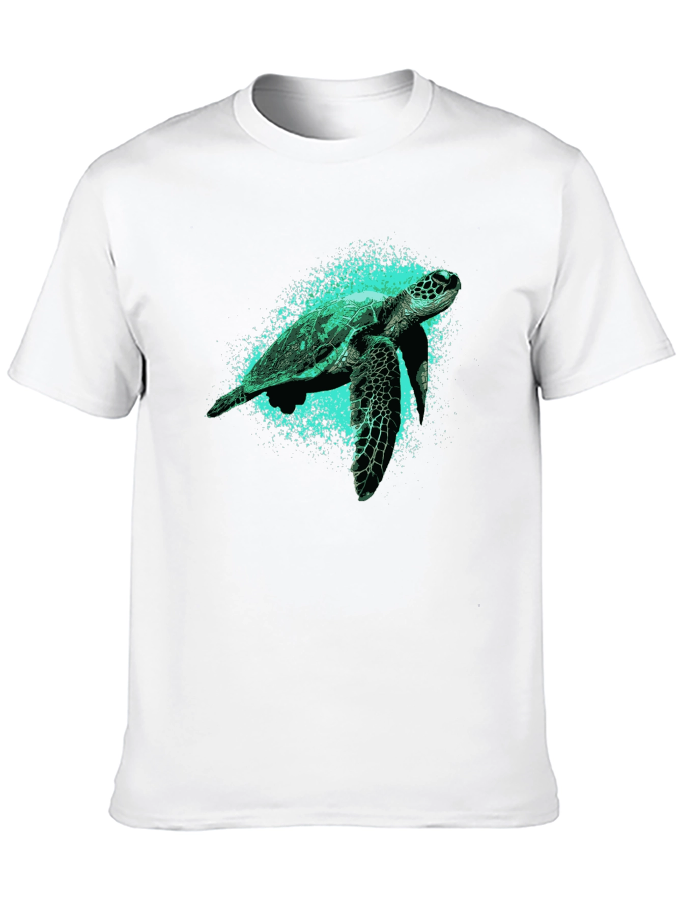Sea Turtle Graphic Tee - Black