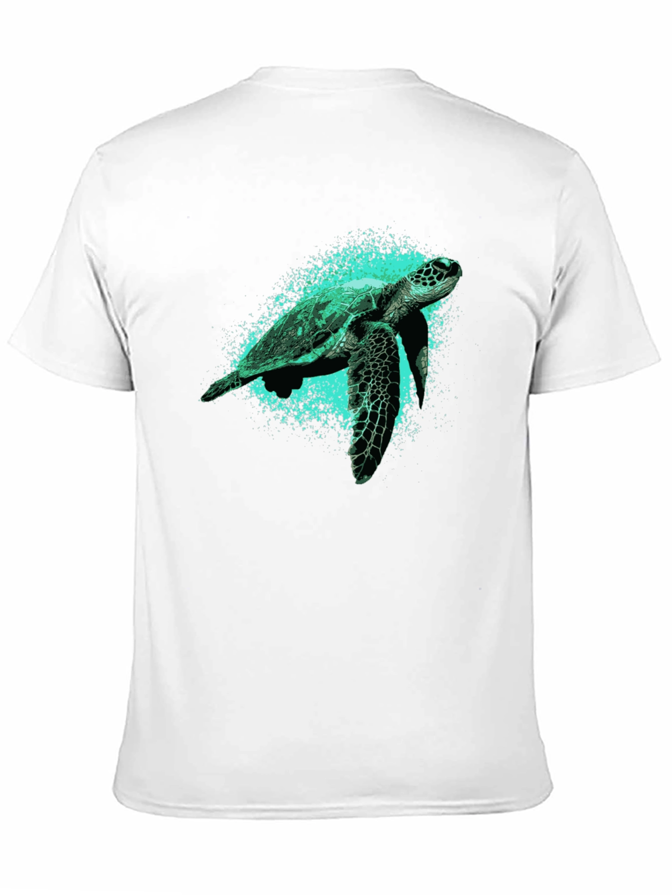 Sea Turtle Graphic Tee - Black