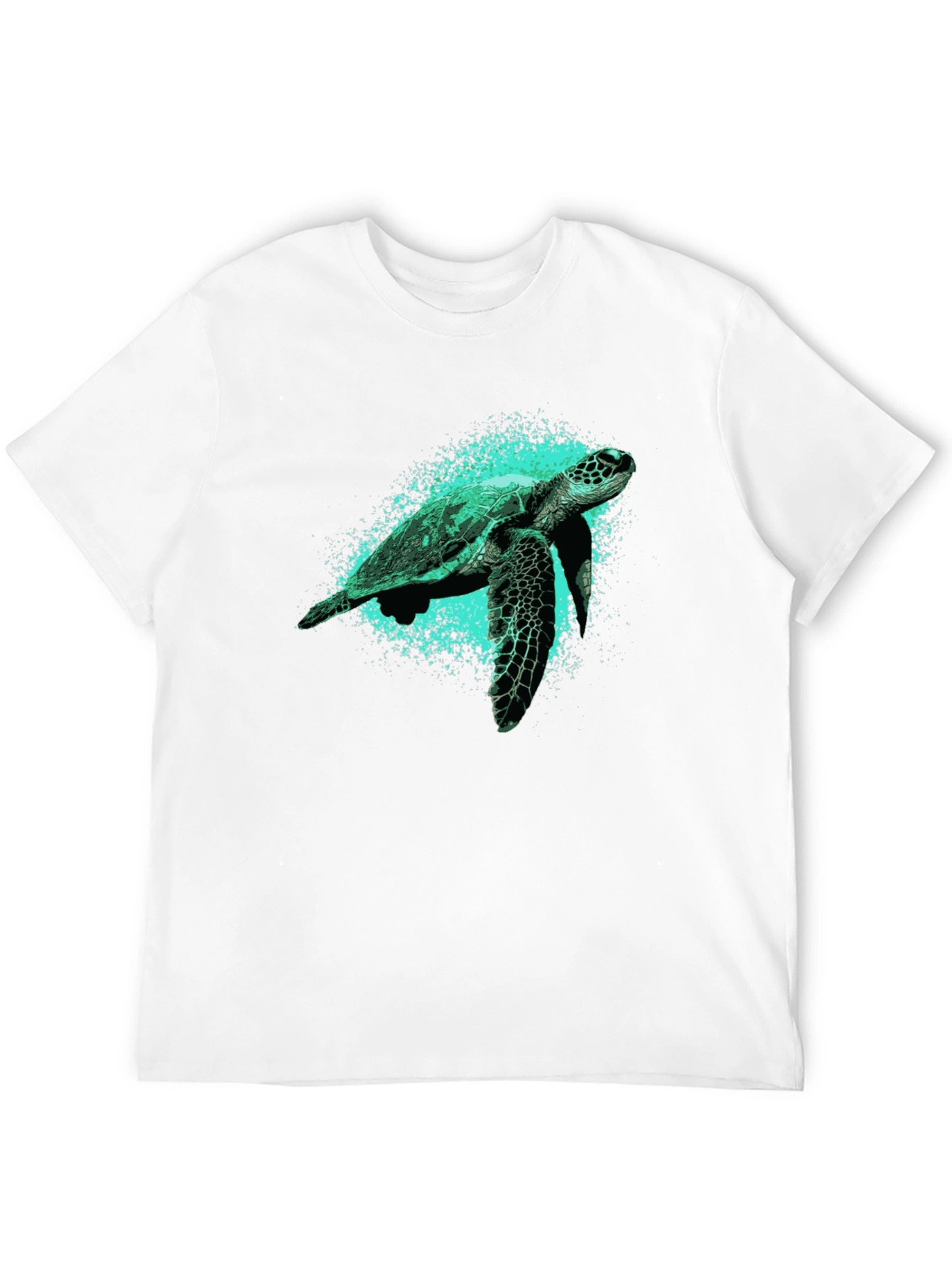 Sea Turtle Graphic Tee - Black
