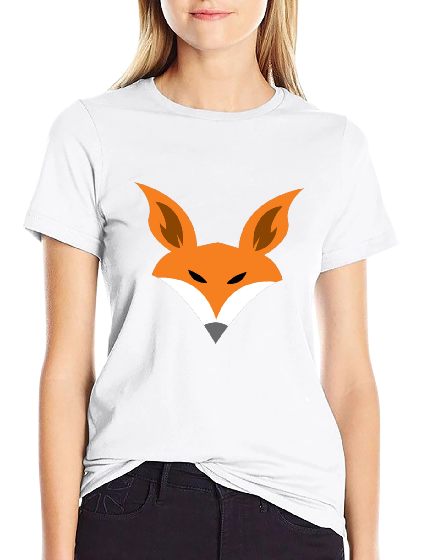 Fox Graphic Black T-Shirt - Modern Style