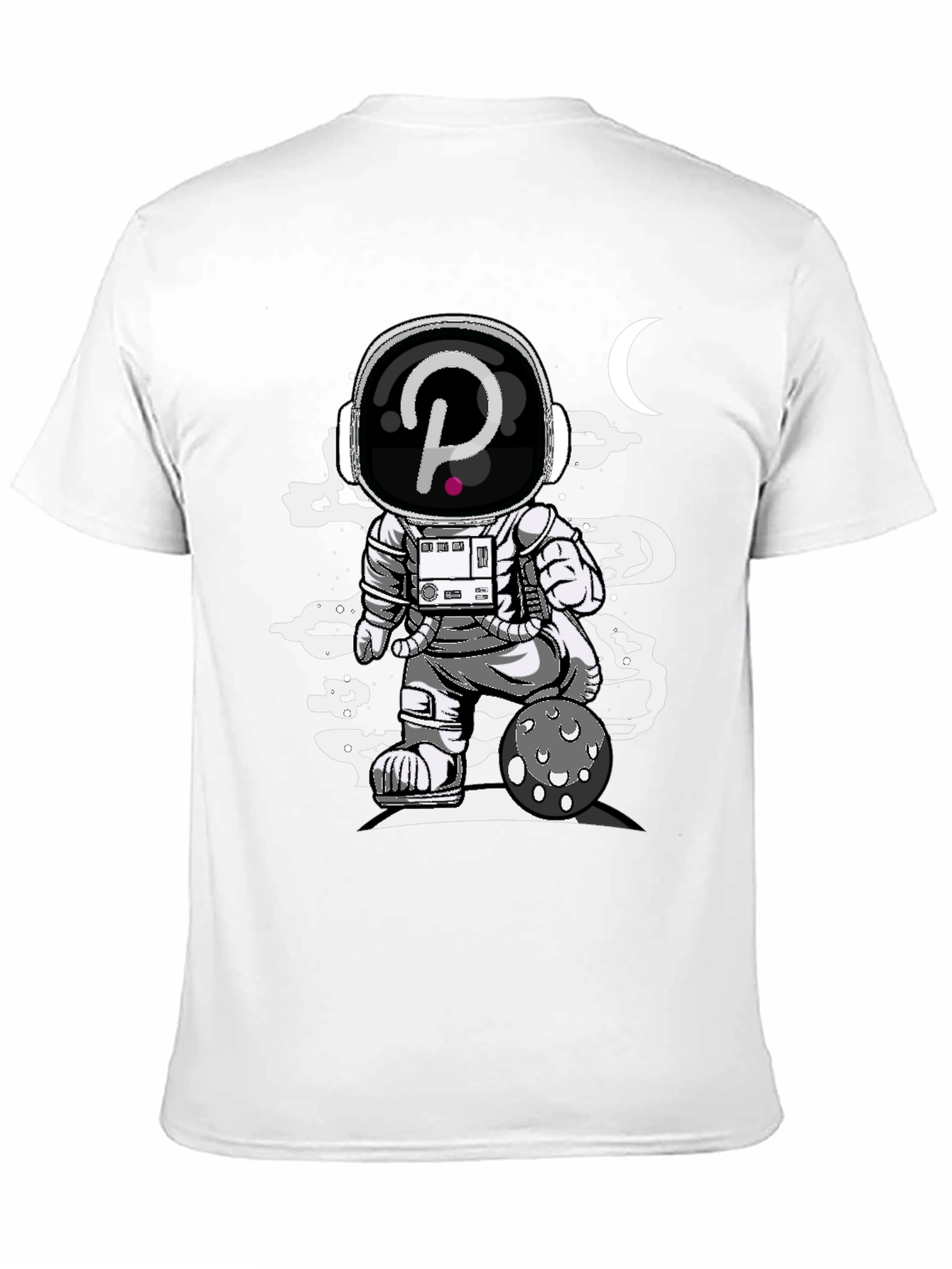 Polkadot Crypto Astronaut Graphic T-Shirt