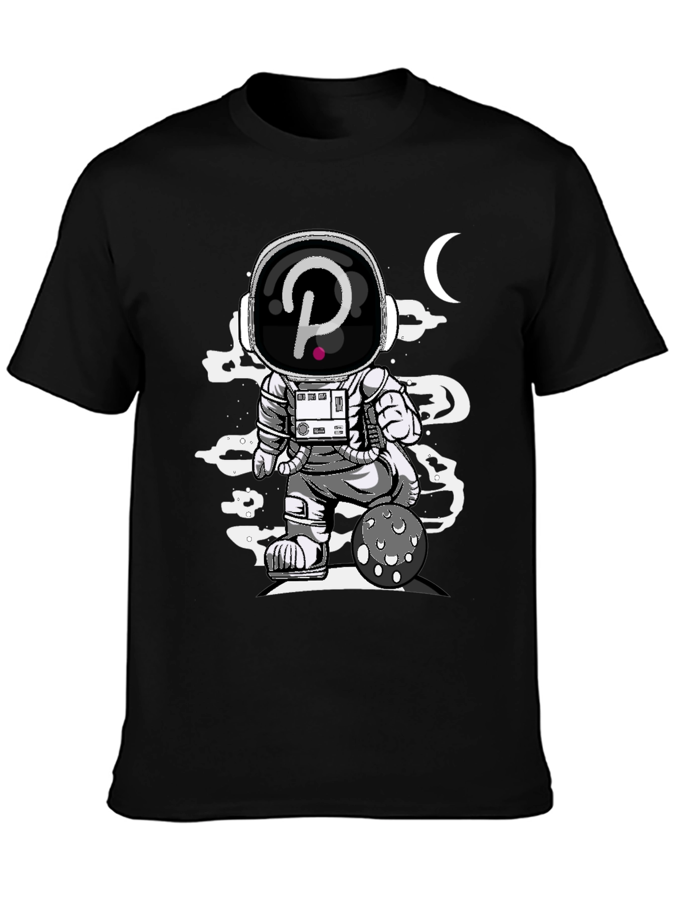 Polkadot Crypto Astronaut Graphic T-Shirt
