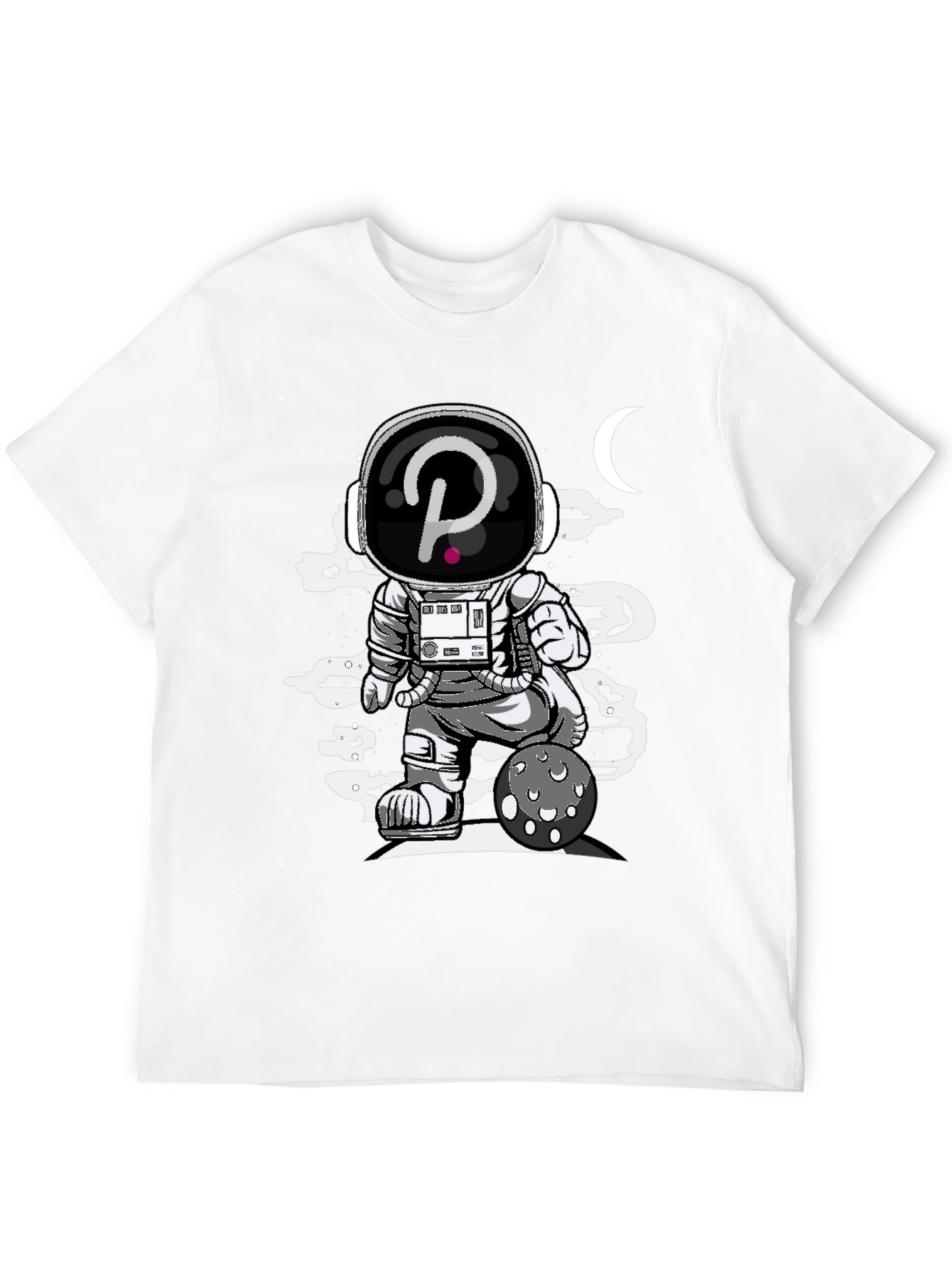 Polkadot Crypto Astronaut Graphic T-Shirt