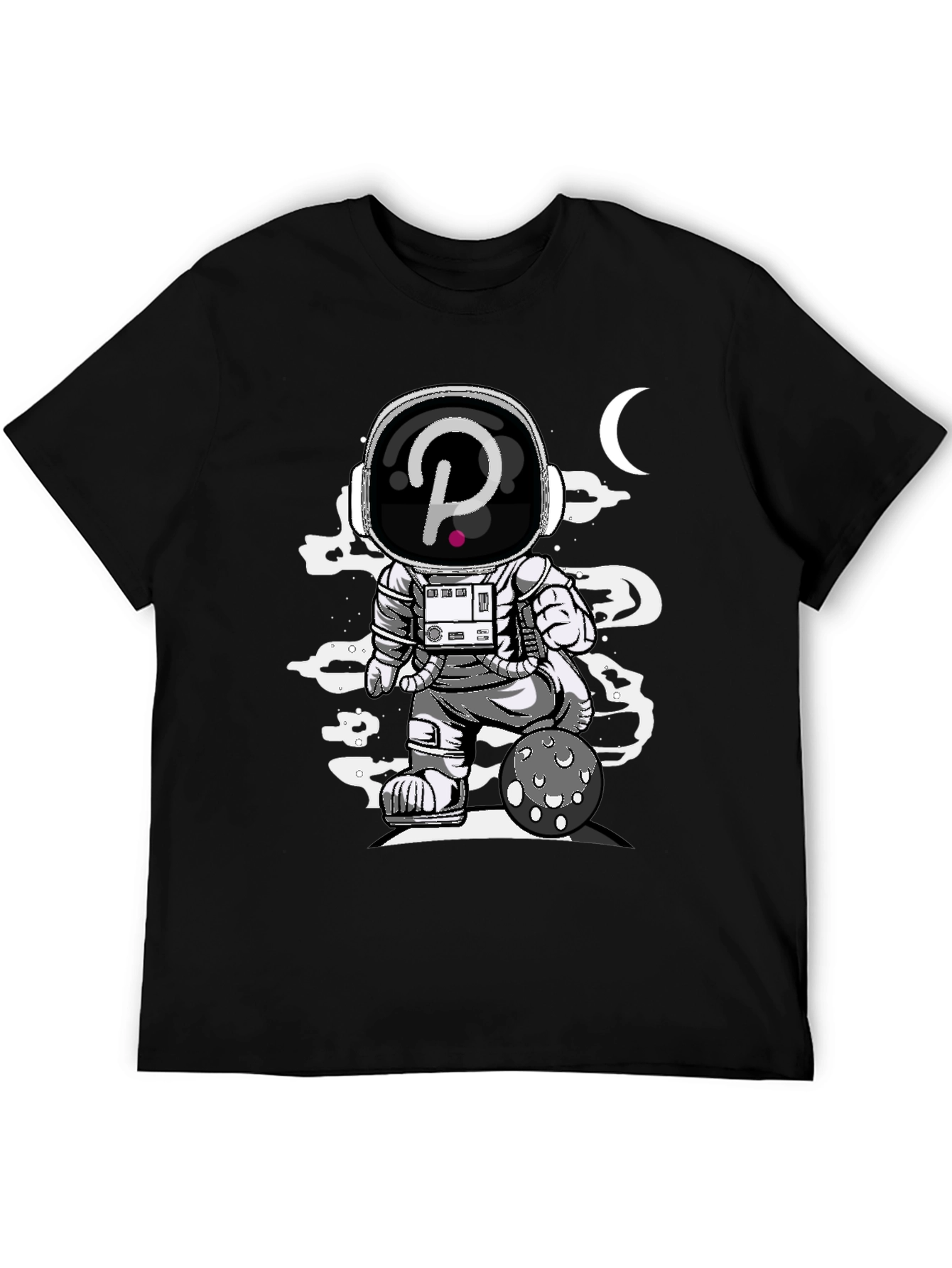 Polkadot Crypto Astronaut Graphic T-Shirt