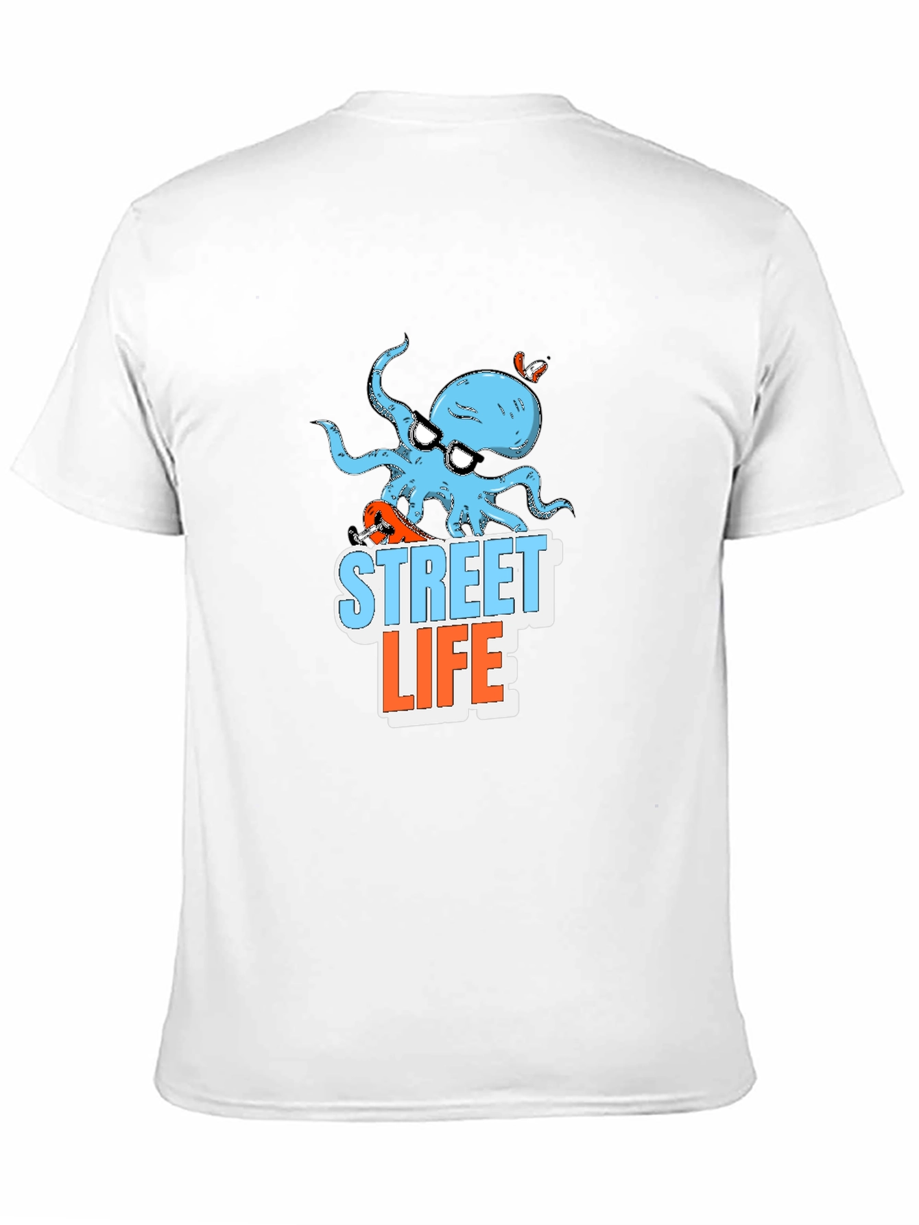 Street Life Octopus Graphic T-Shirt