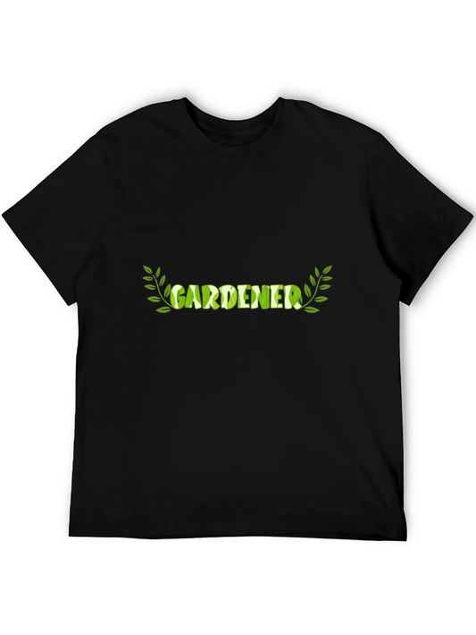 Gardener Graphic Tee - Leaf Design