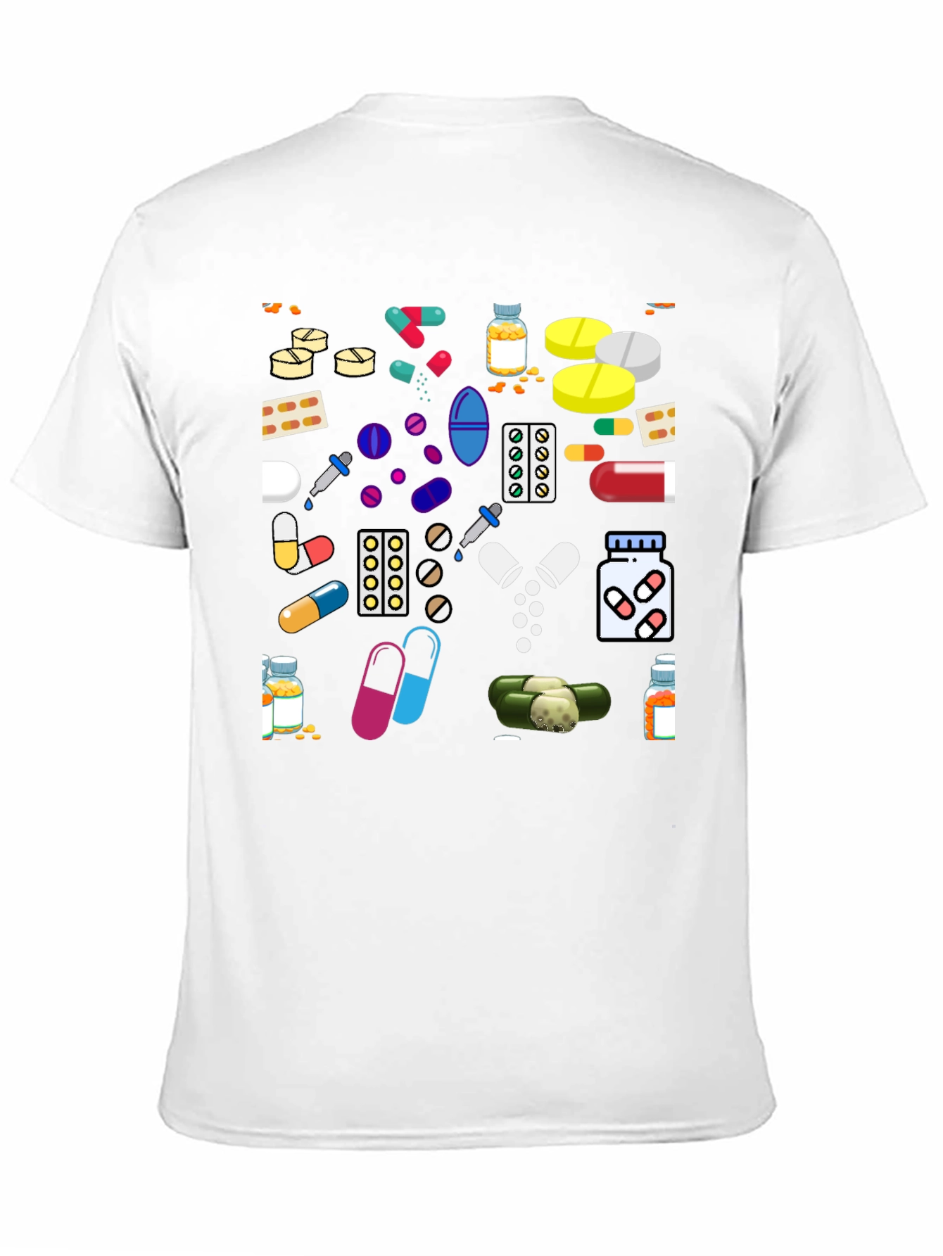 Pills & Capsules Graphic Tee - Novelty Print Shirt