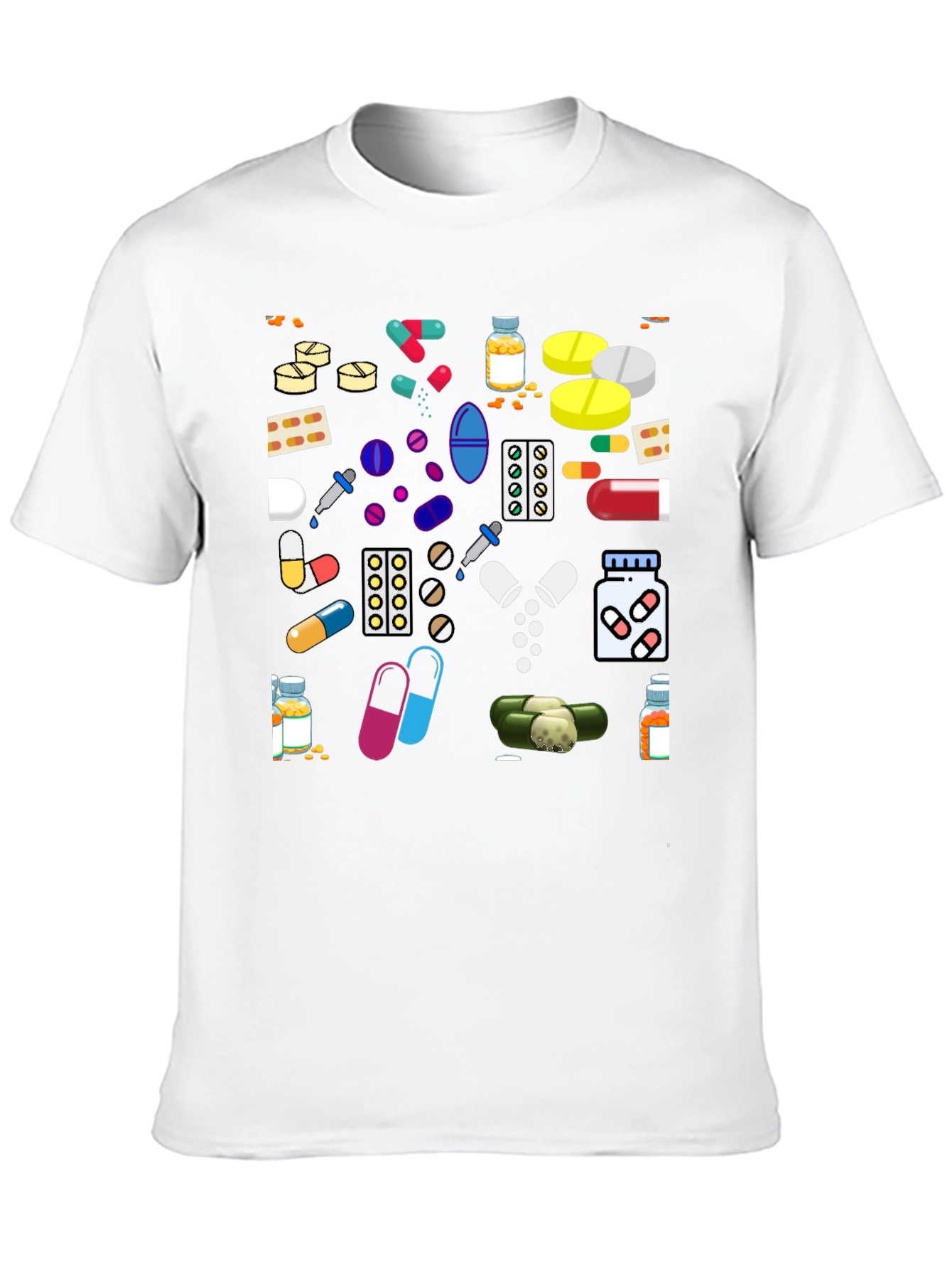 Pills & Capsules Graphic Tee - Novelty Print Shirt