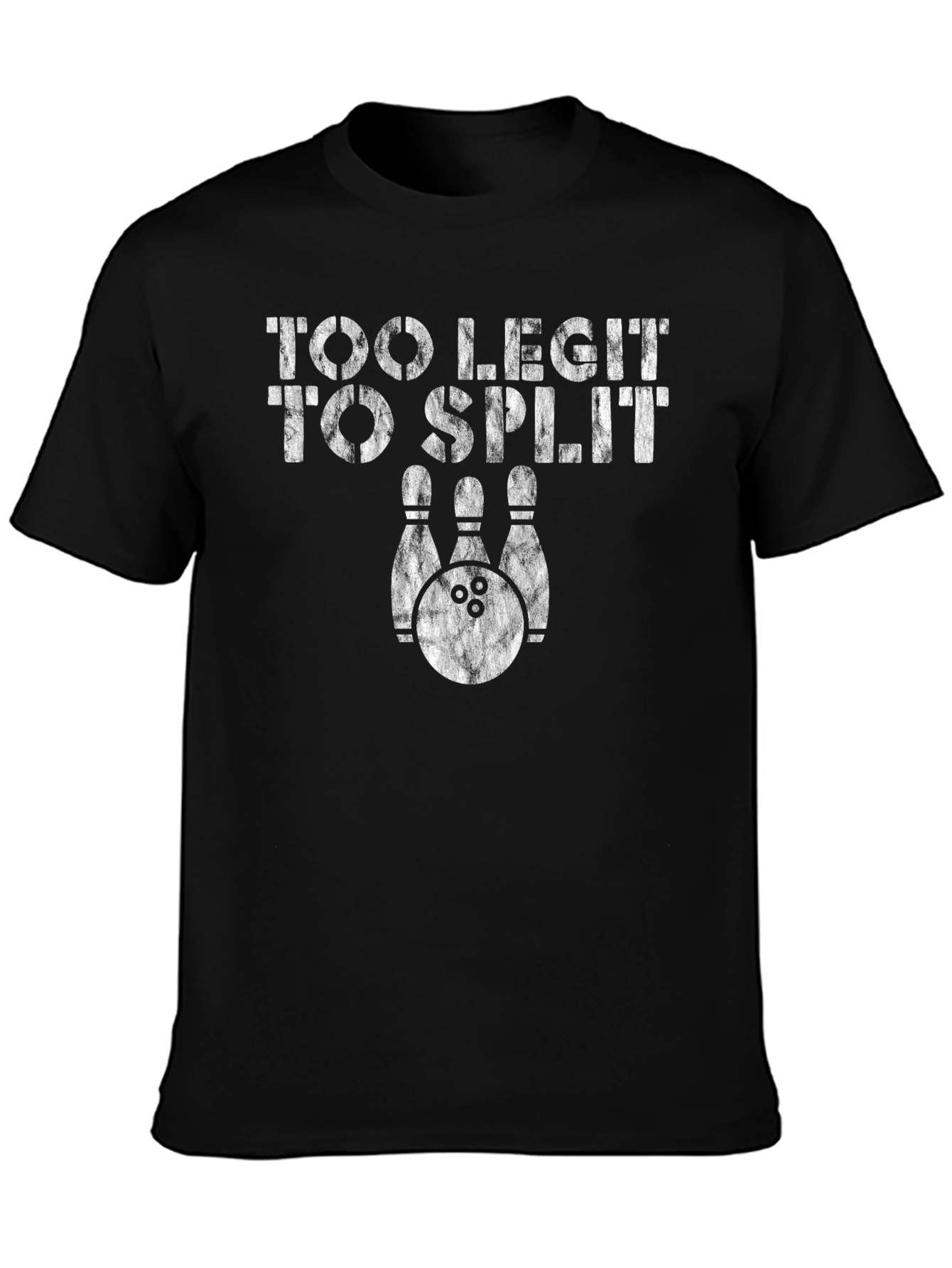 Too Legit to Split Bowling Graphic T-Shirt