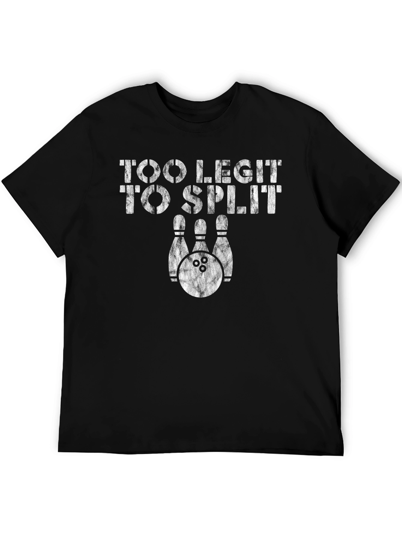 Too Legit to Split Bowling Graphic T-Shirt