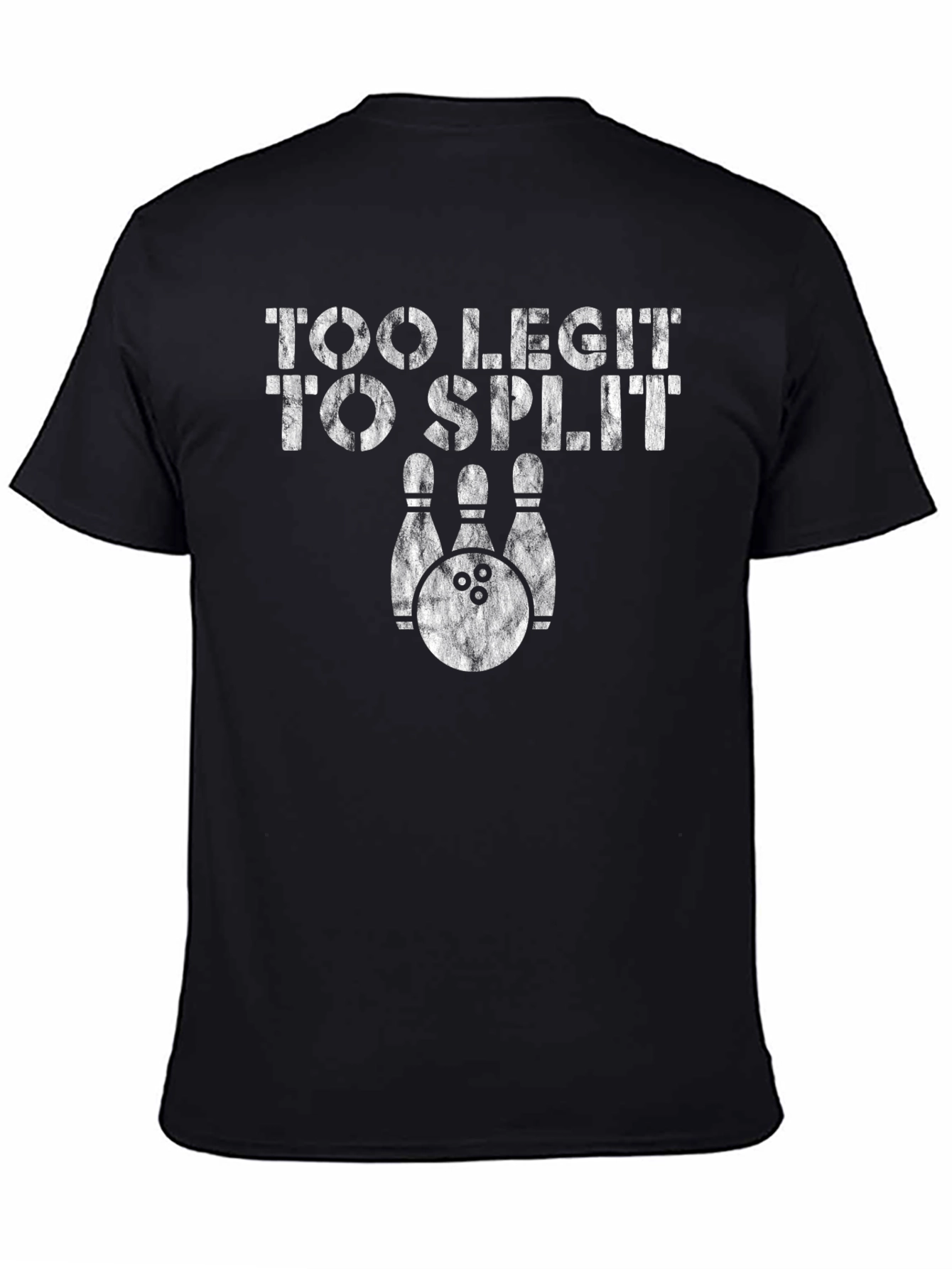 Too Legit to Split Bowling Graphic T-Shirt