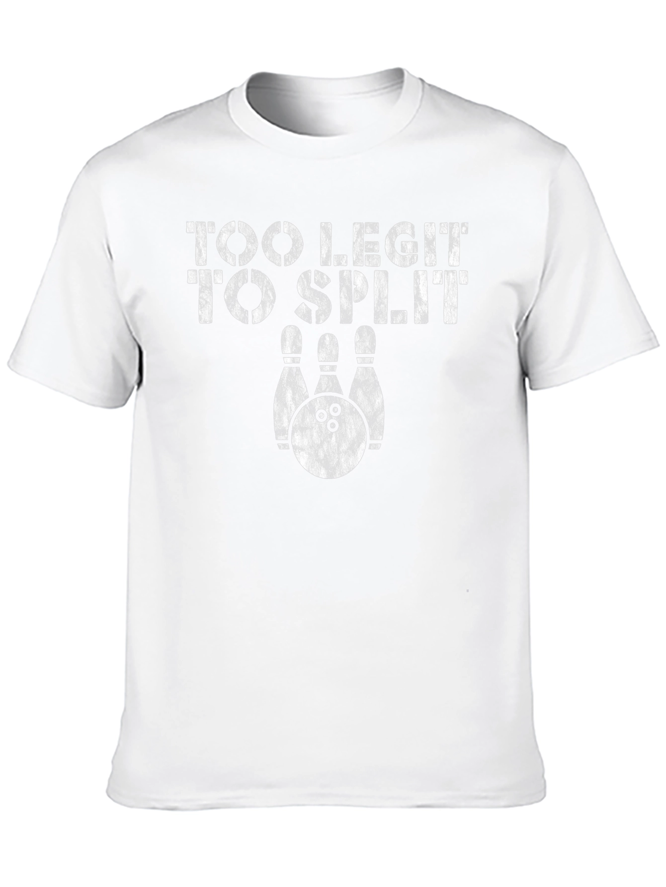 Too Legit to Split Bowling Graphic T-Shirt
