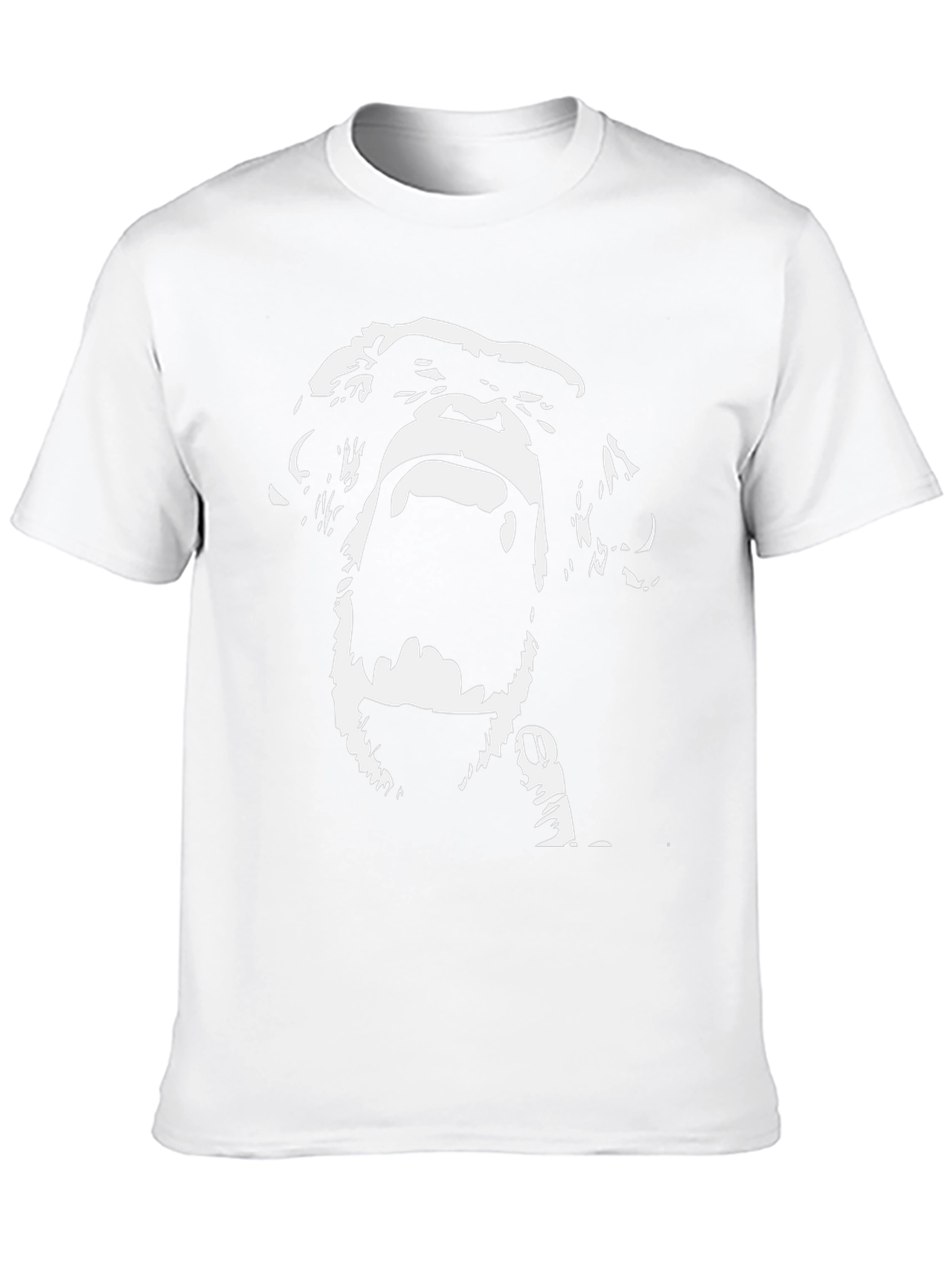 Bold Chimpanzee Graphic Tee - Classic Black Cotton T-Shirt