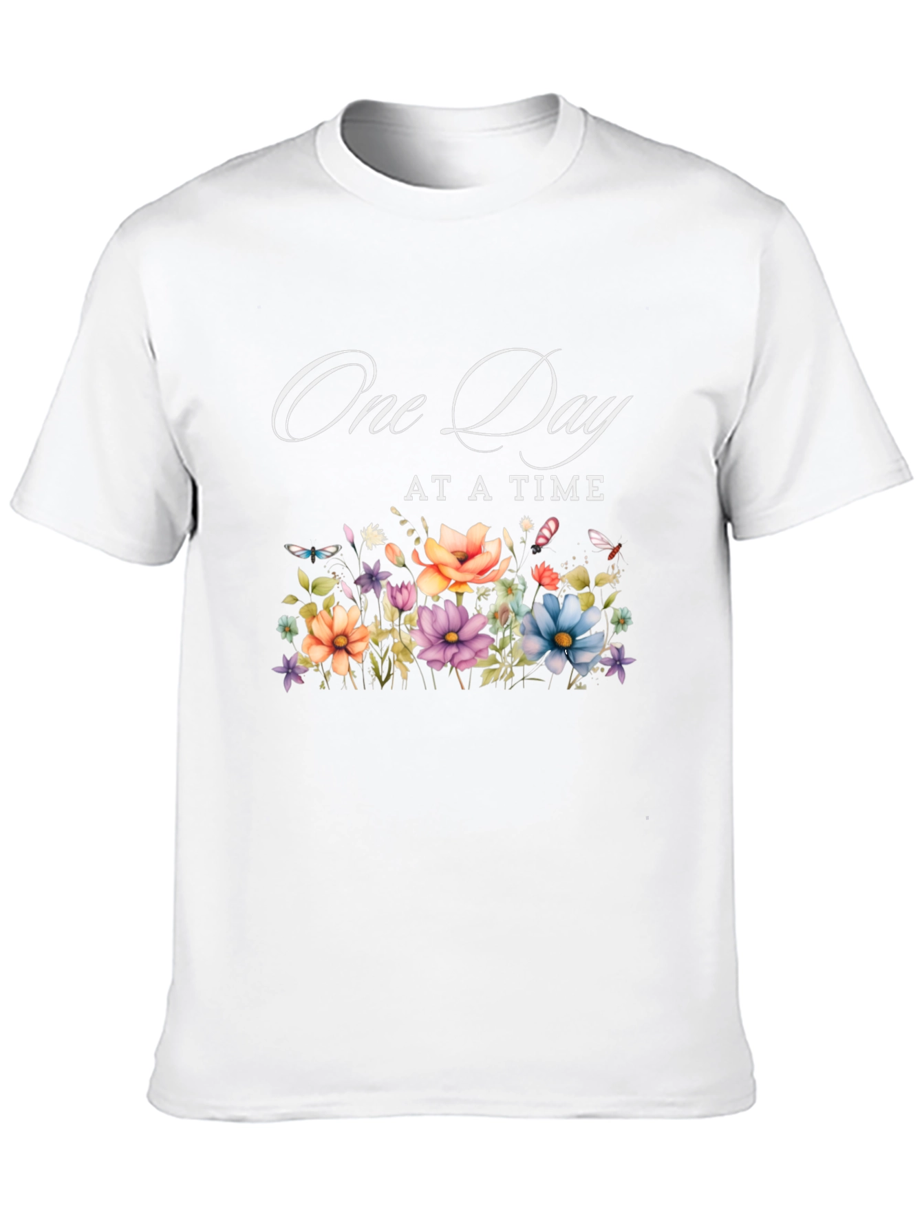 One Day At A Time Floral T-Shirt