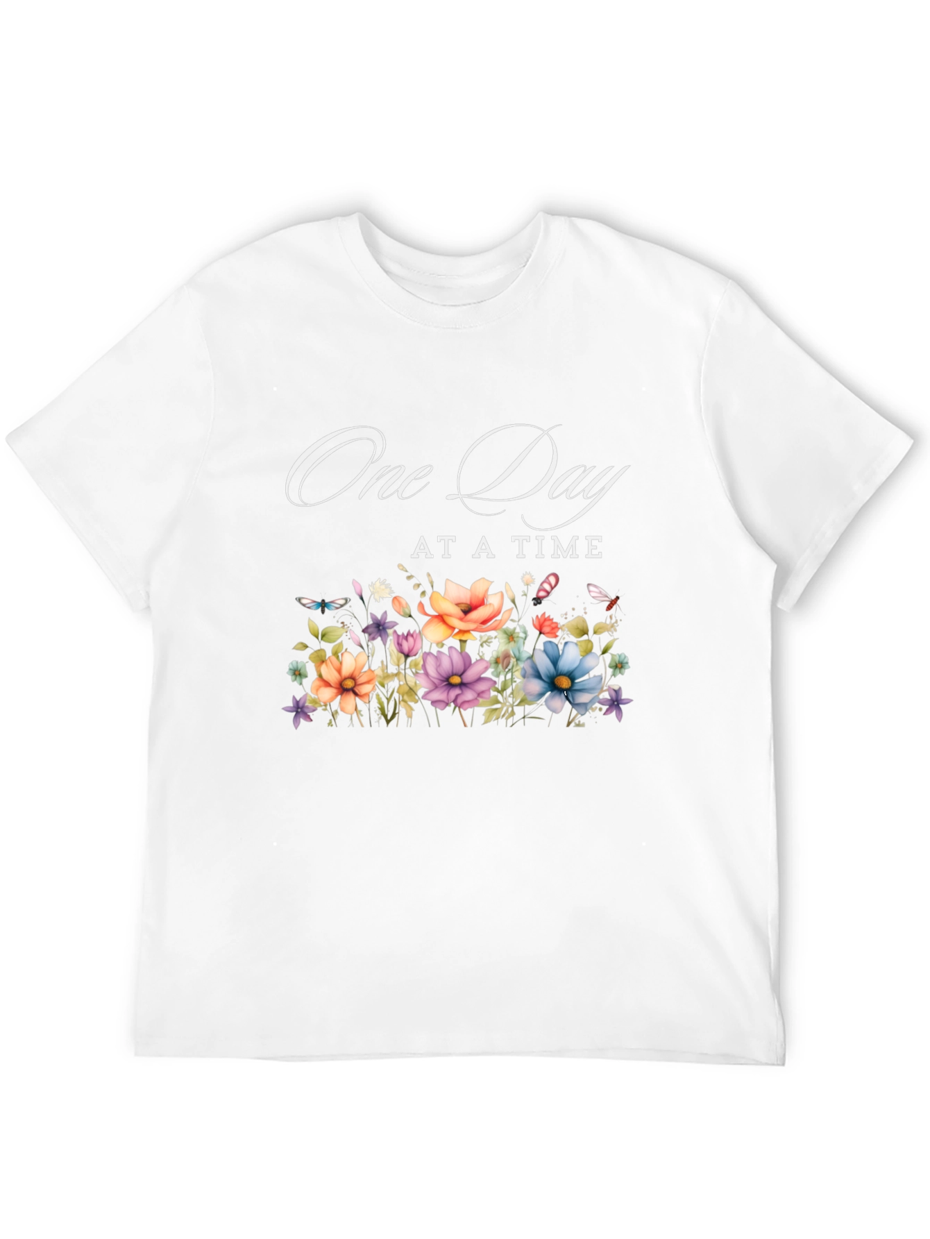 One Day At A Time Floral T-Shirt