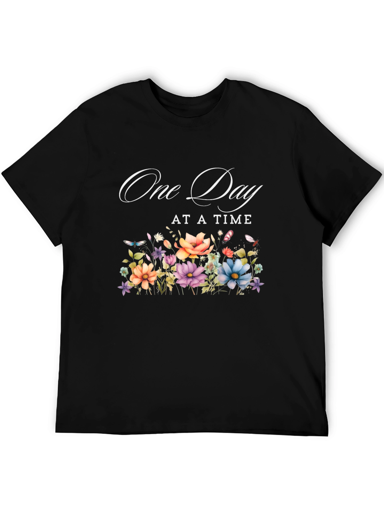 One Day At A Time Floral T-Shirt