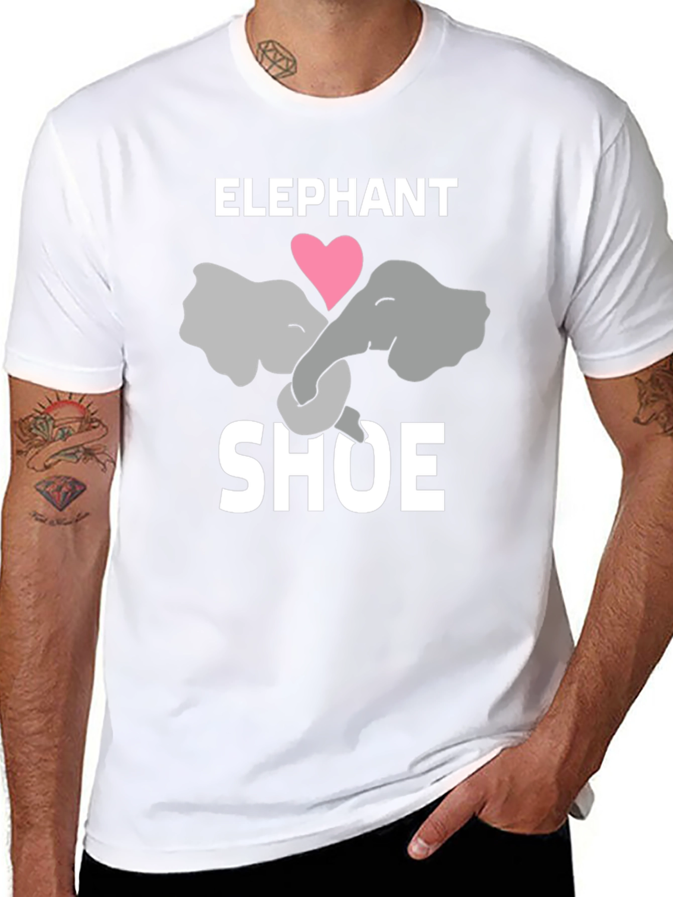 Elephant Shoe Funny T-Shirt