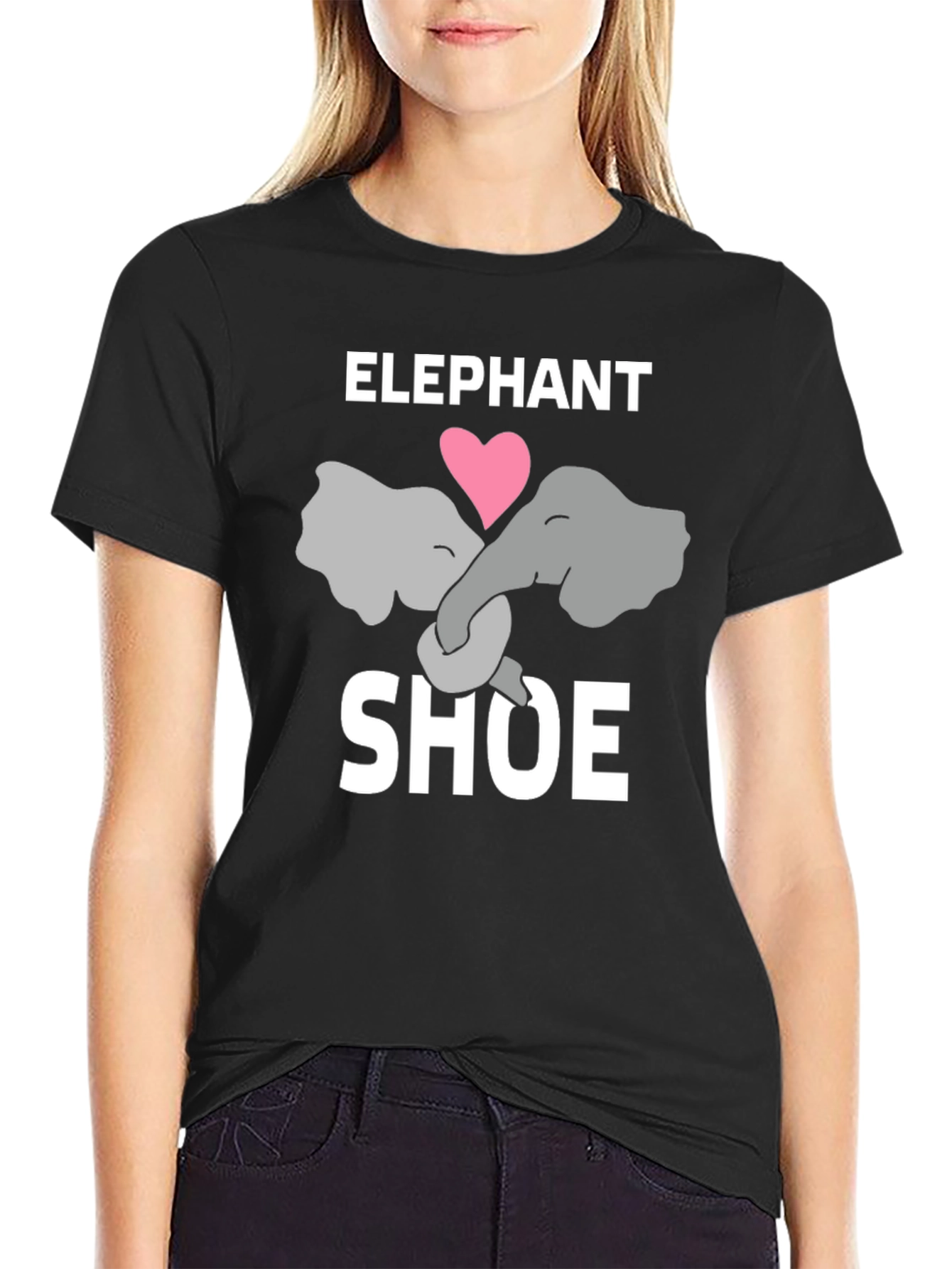 Elephant Shoe Funny T-Shirt