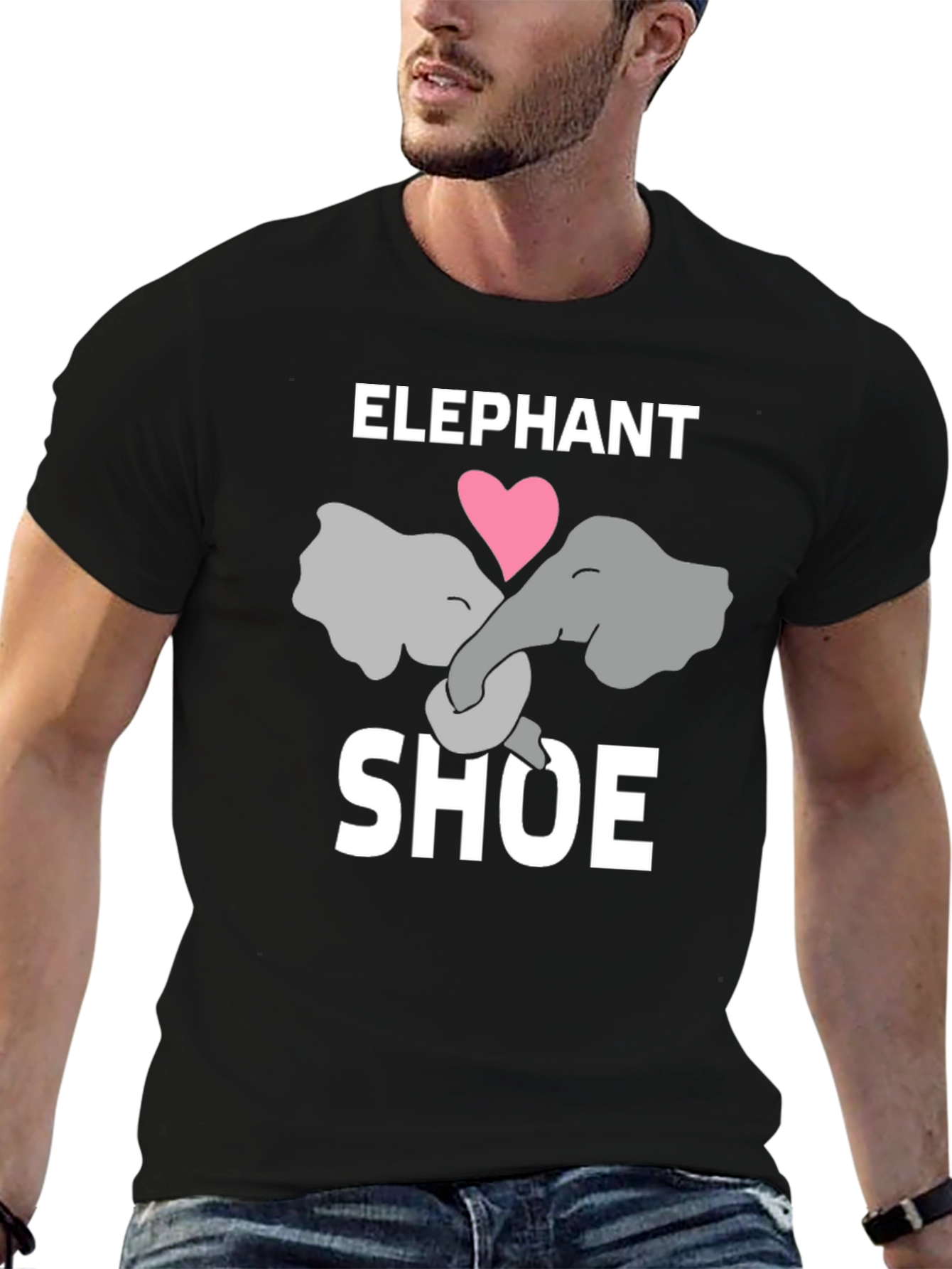 Elephant Shoe Funny T-Shirt