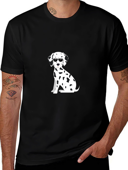 Cool Dalmatian Dog Graphic T-Shirt