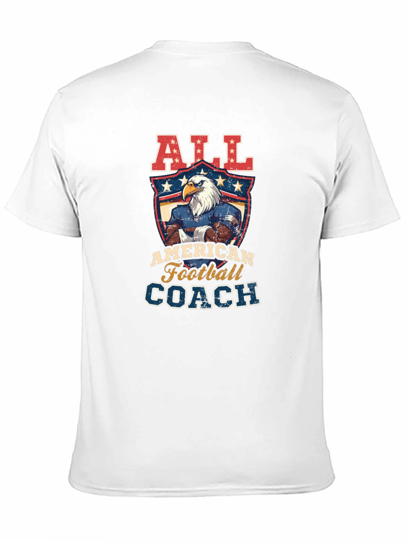 All American Football Coach Graphic T-Shirt