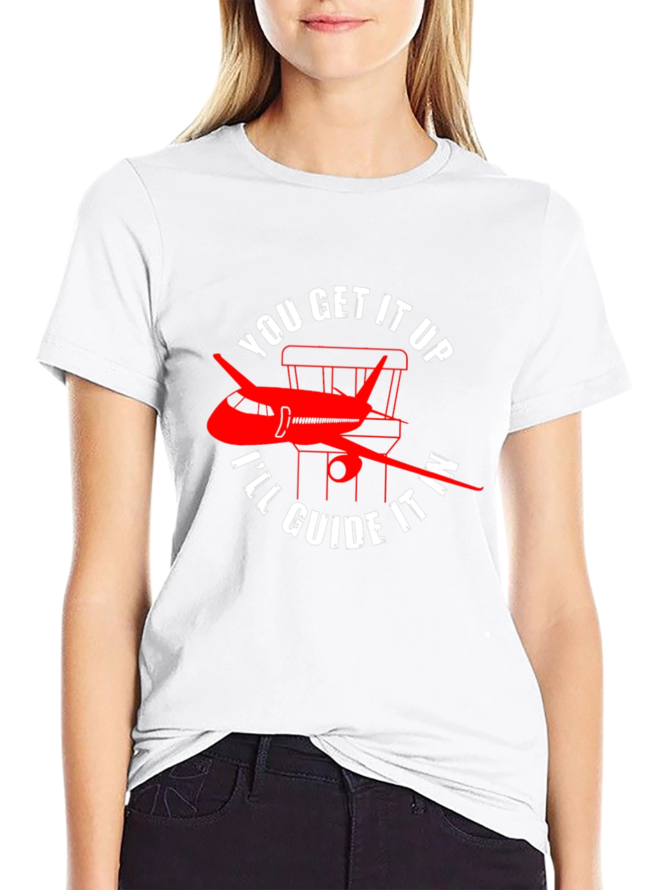 Pilot Guide Airplane T-Shirt