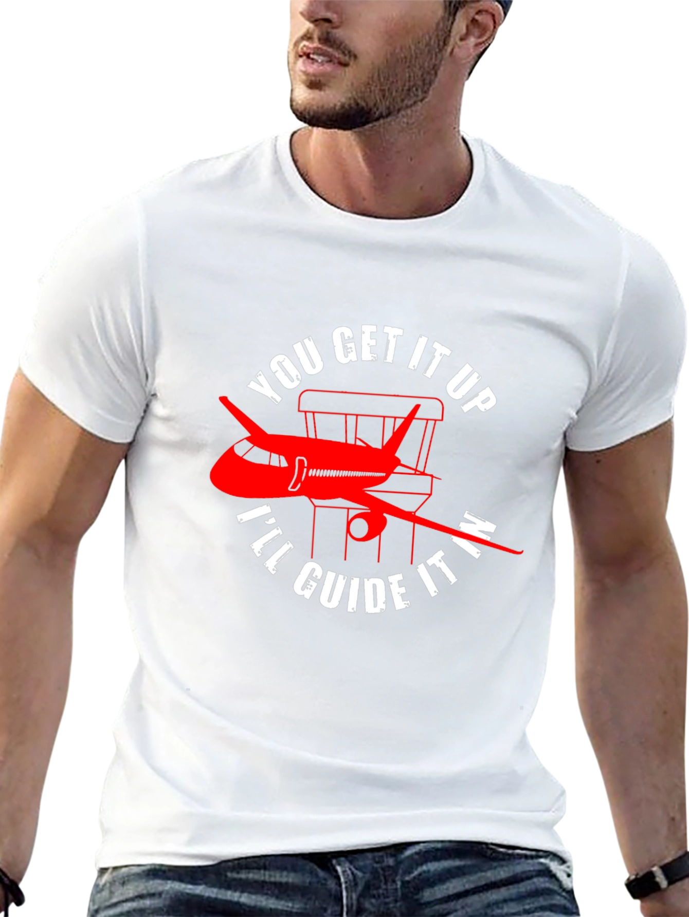 Pilot Guide Airplane T-Shirt