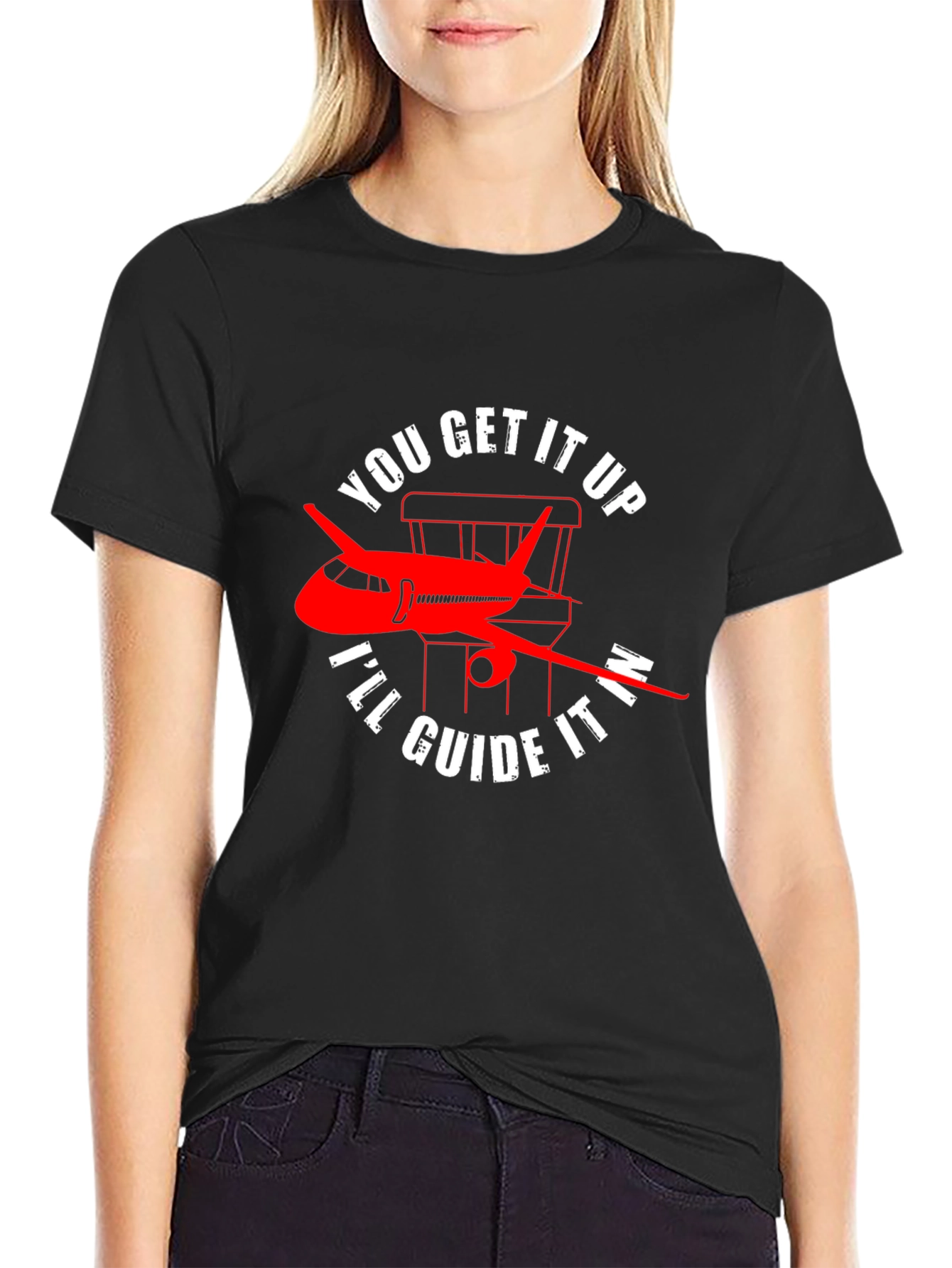 Pilot Guide Airplane T-Shirt