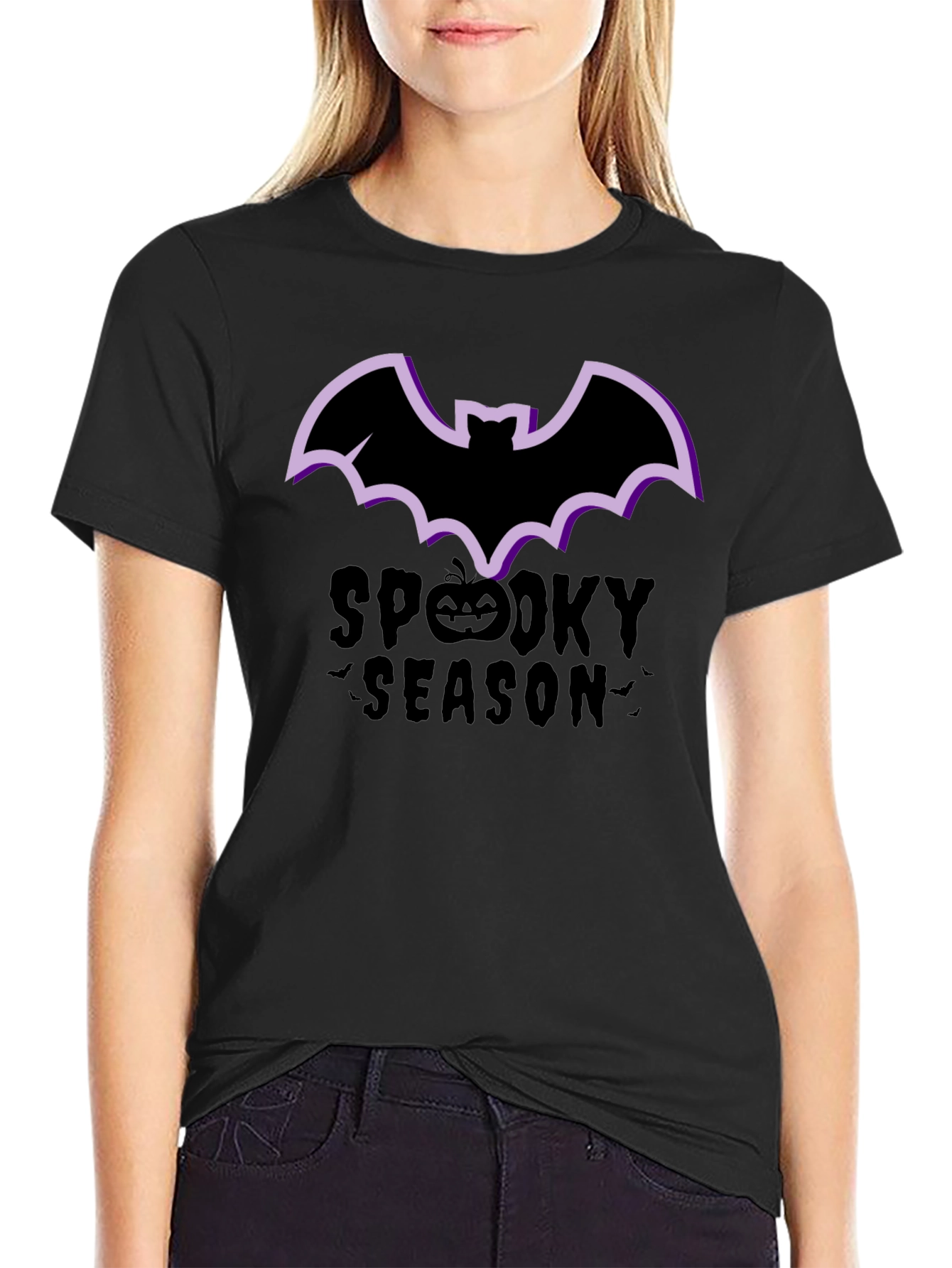 Spooky Season Bat Graphic Tee