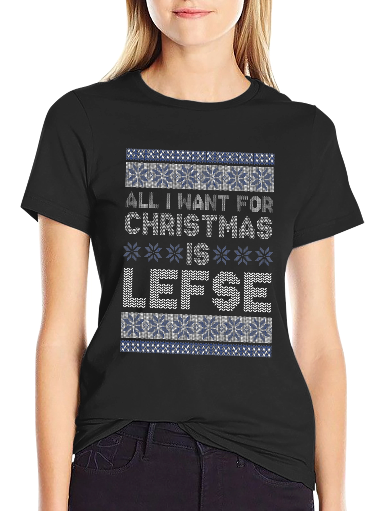 Lefse Christmas T-Shirt Funny Holiday Sweater