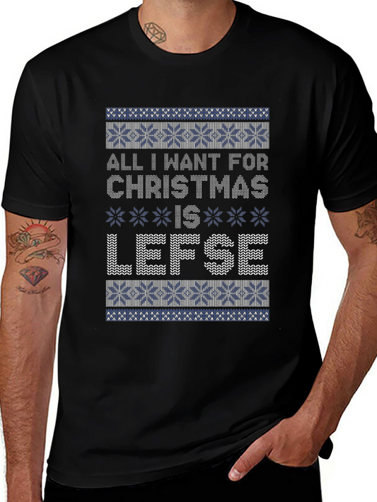 Lefse Christmas T-Shirt Funny Holiday Sweater
