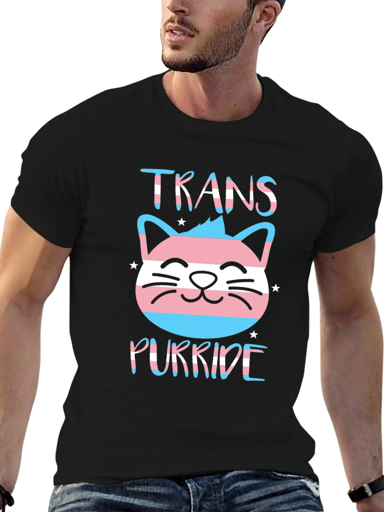 Trans Purride Cat T-Shirt