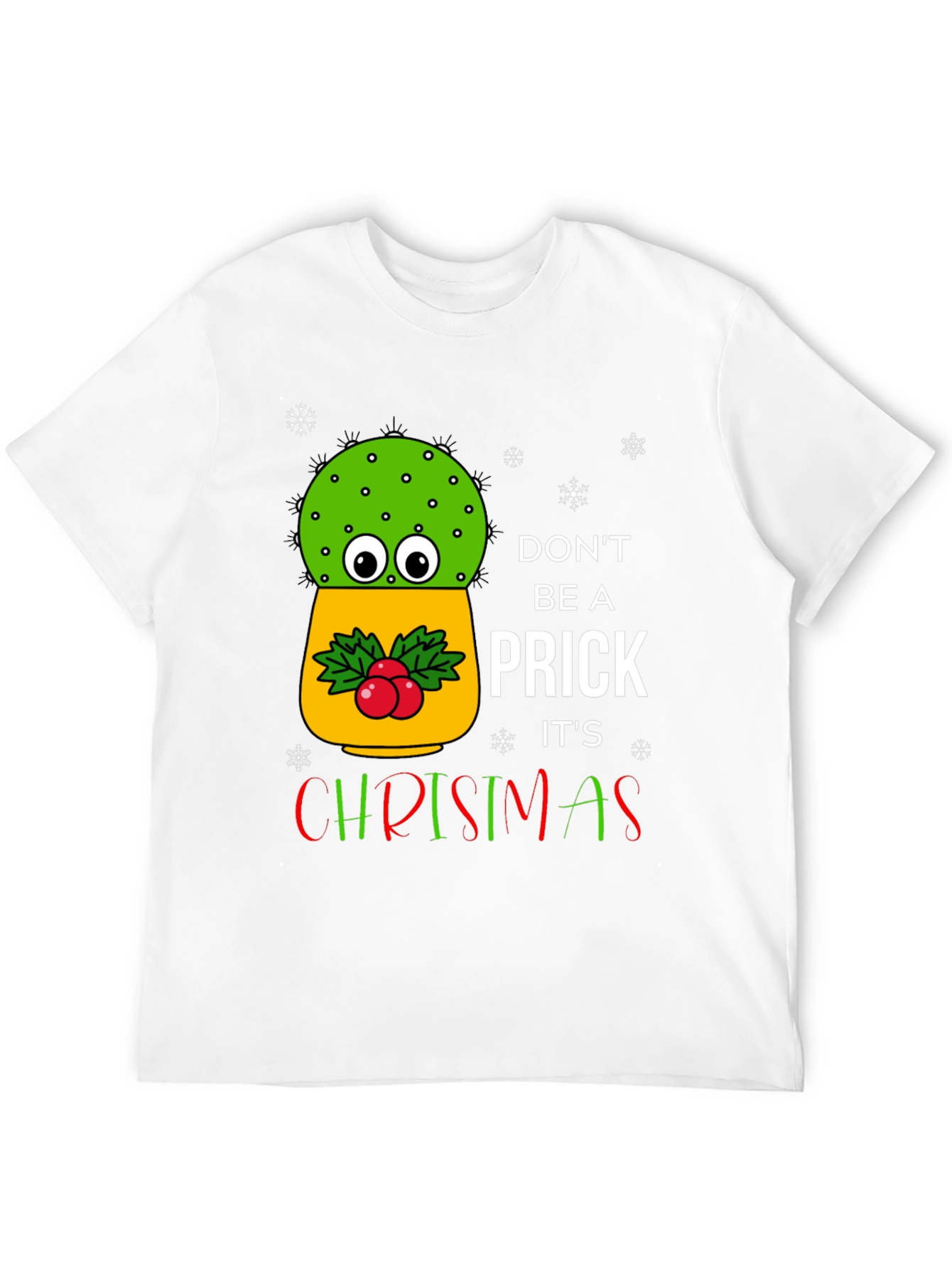 Funny Christmas Cactus T-Shirt