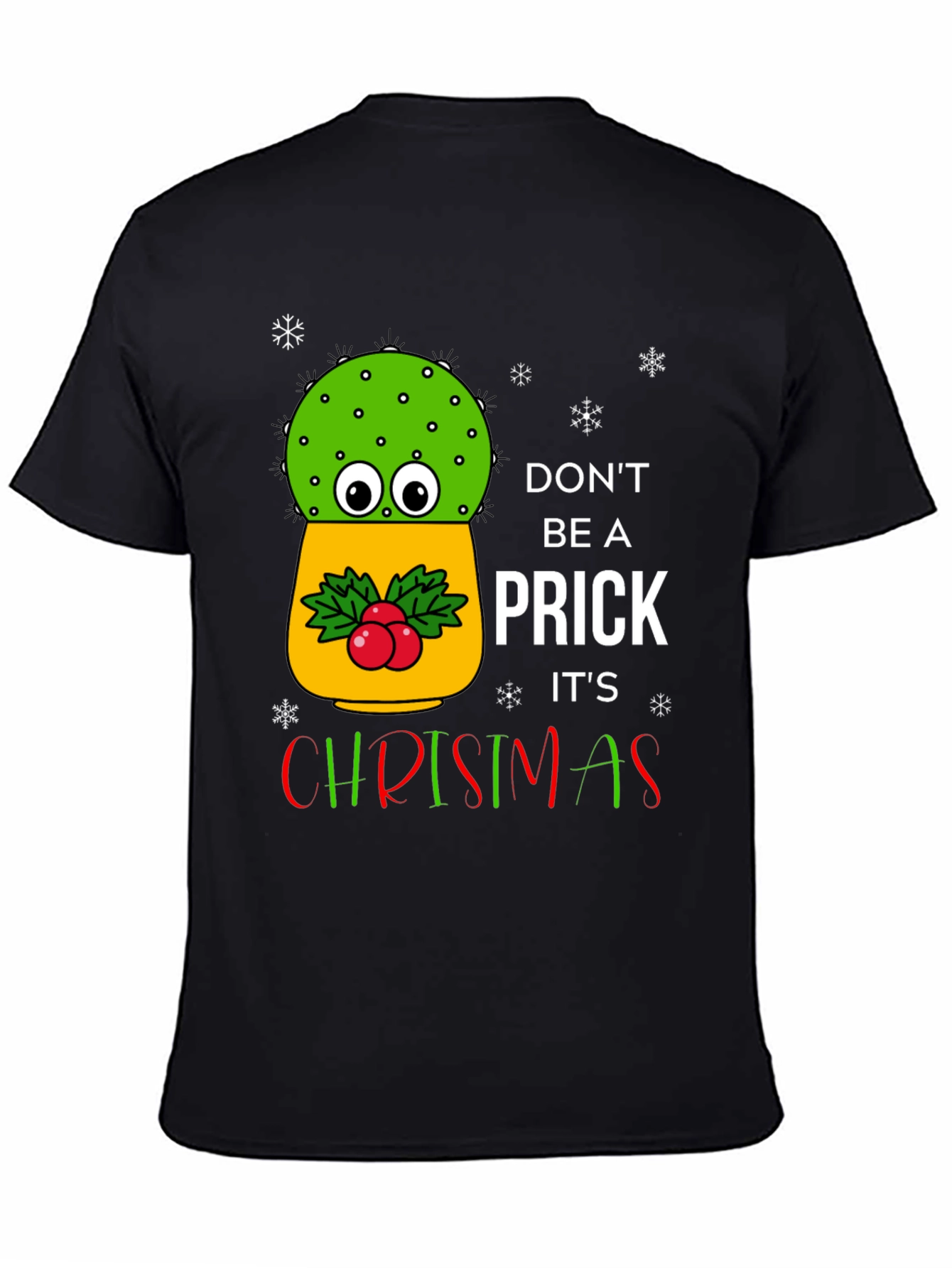 Funny Christmas Cactus T-Shirt