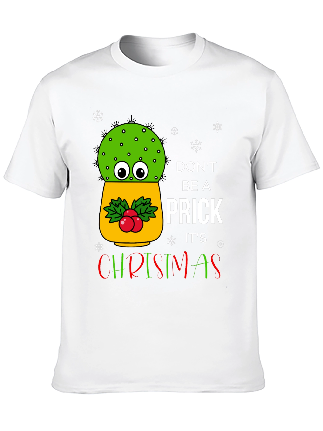 Funny Christmas Cactus T-Shirt