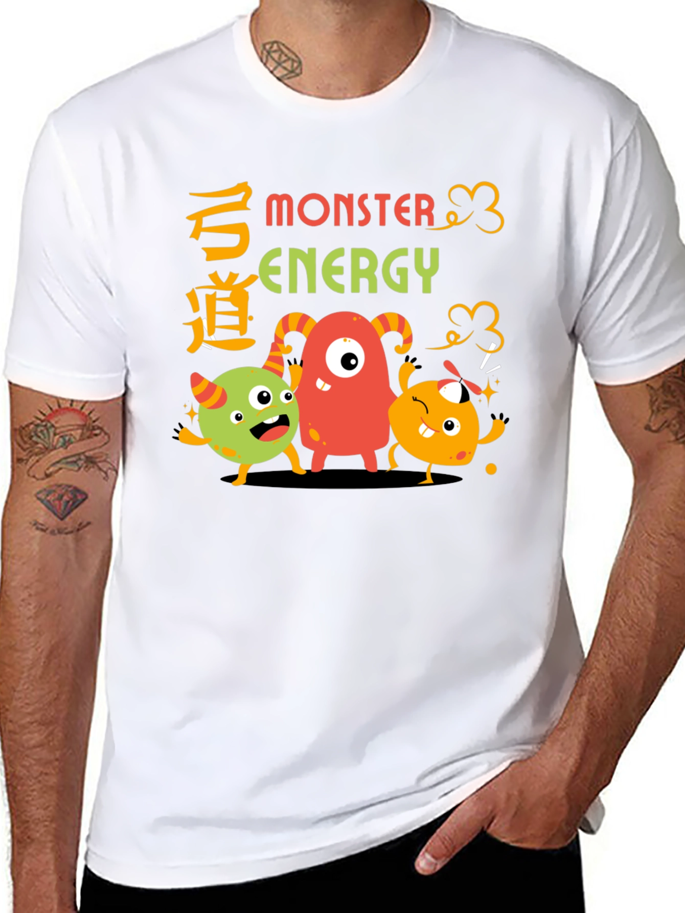 Monster Energy Graphic Tee - Fun & Unique Design