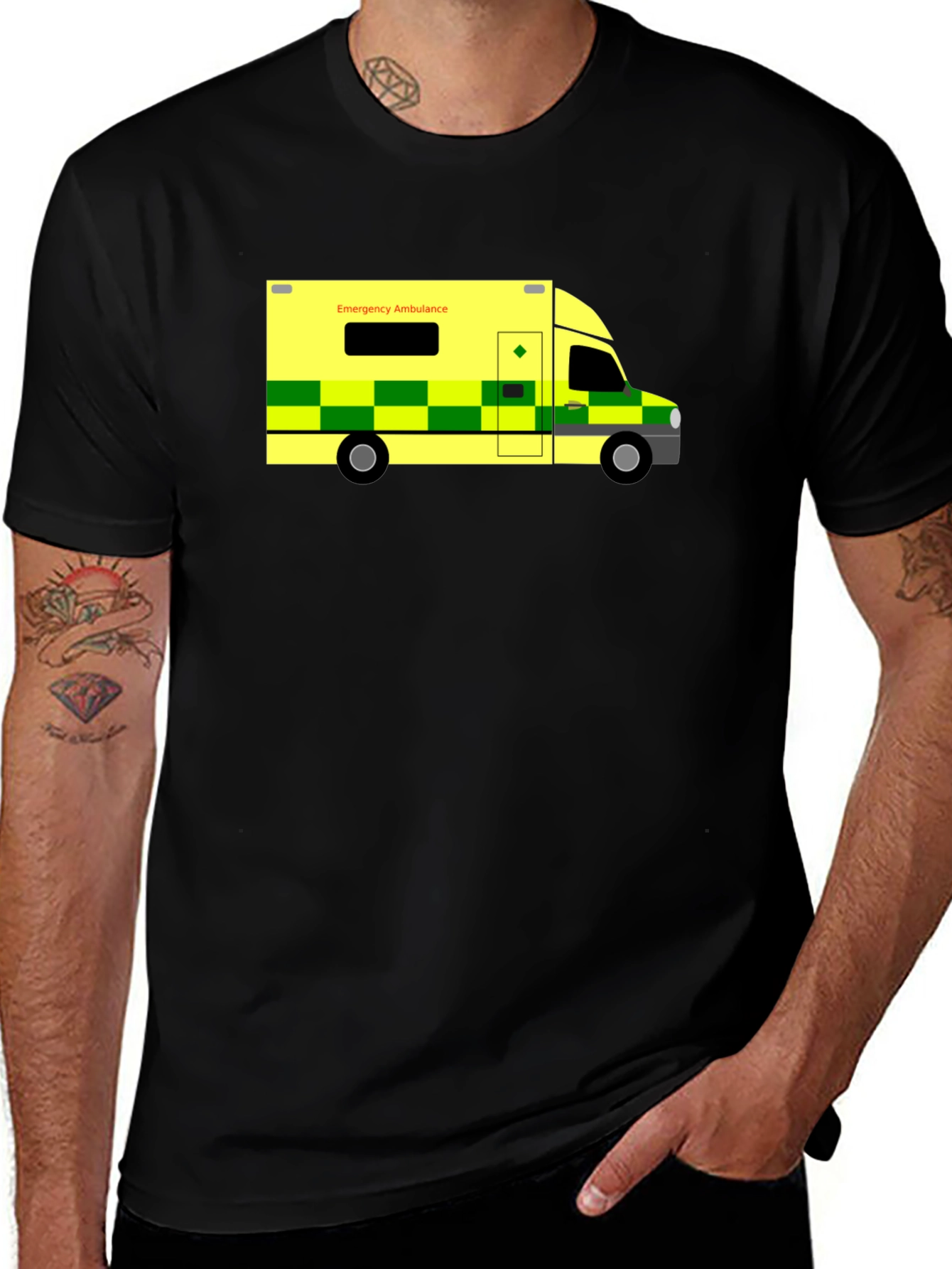 Emergency Ambulance T-Shirt - Graphic Tee