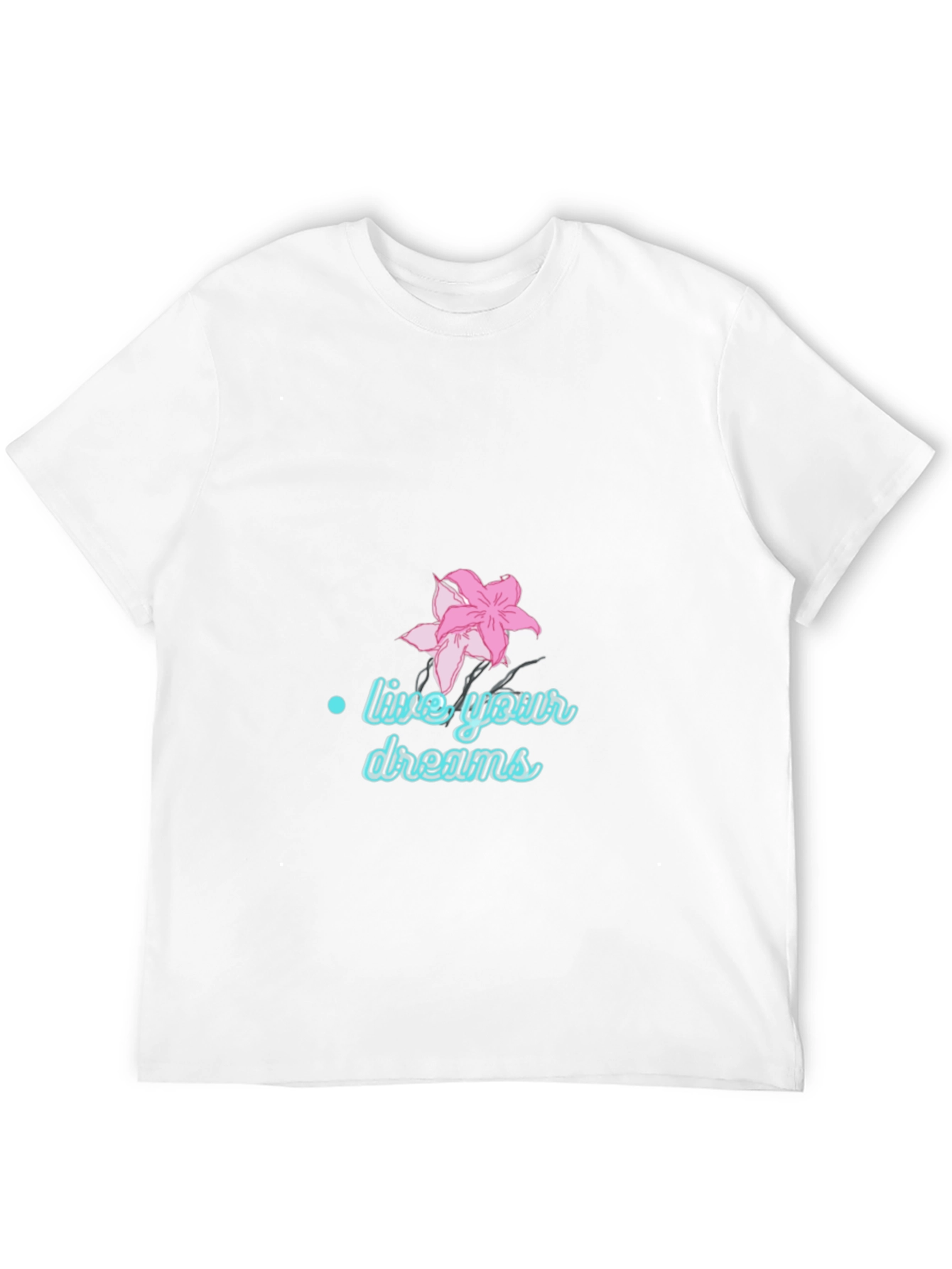Live Your Dreams Graphic Tee - Black