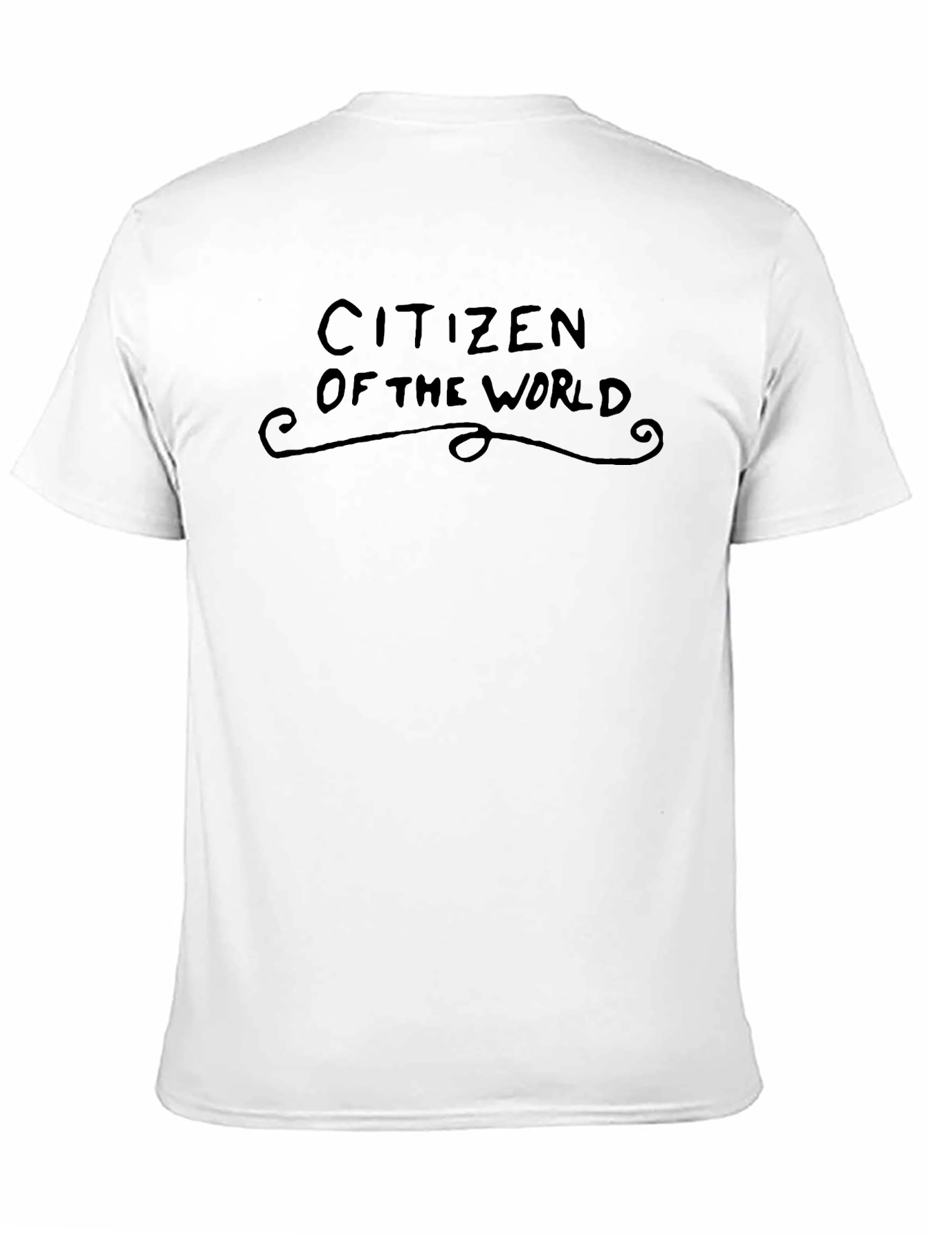 Citizen of the World Black Graphic Tee