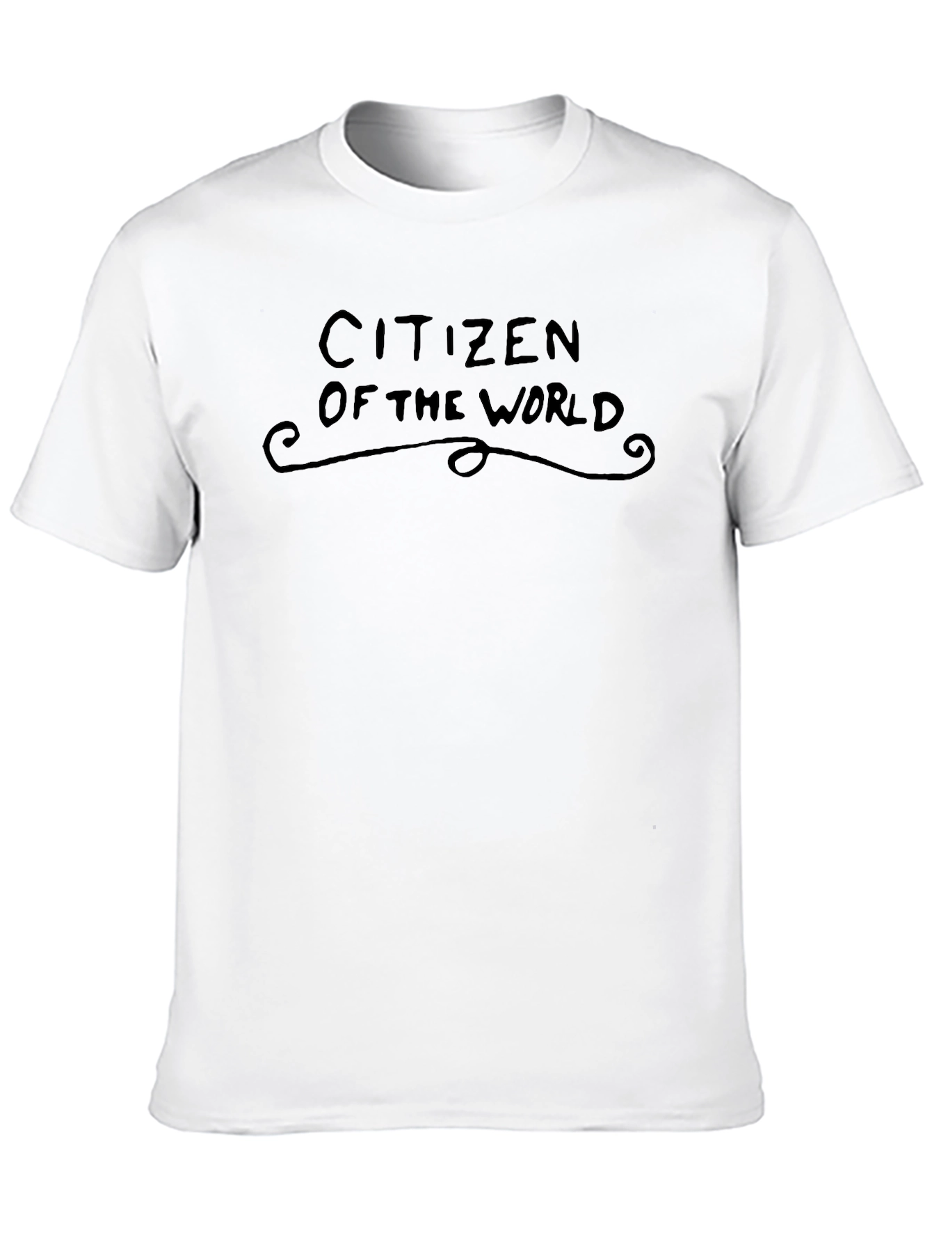 Citizen of the World Black Graphic Tee