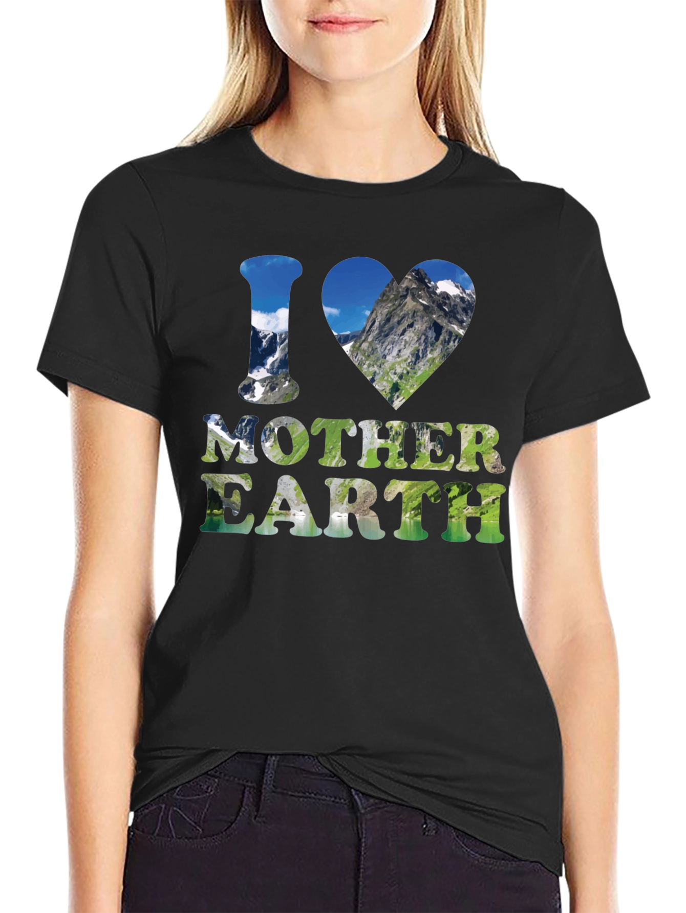 I Love Mother Earth Graphic T-Shirt